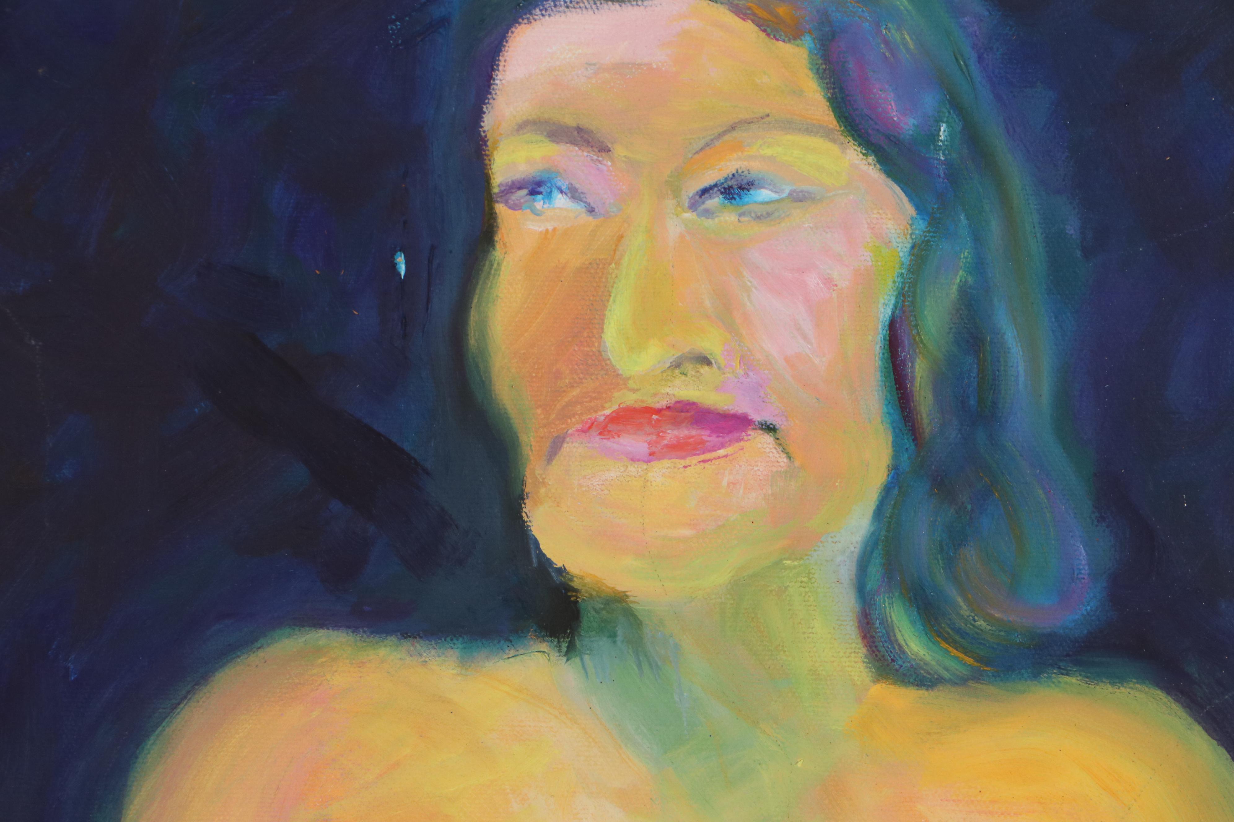 Suzie Wright Oil Painting of Nude