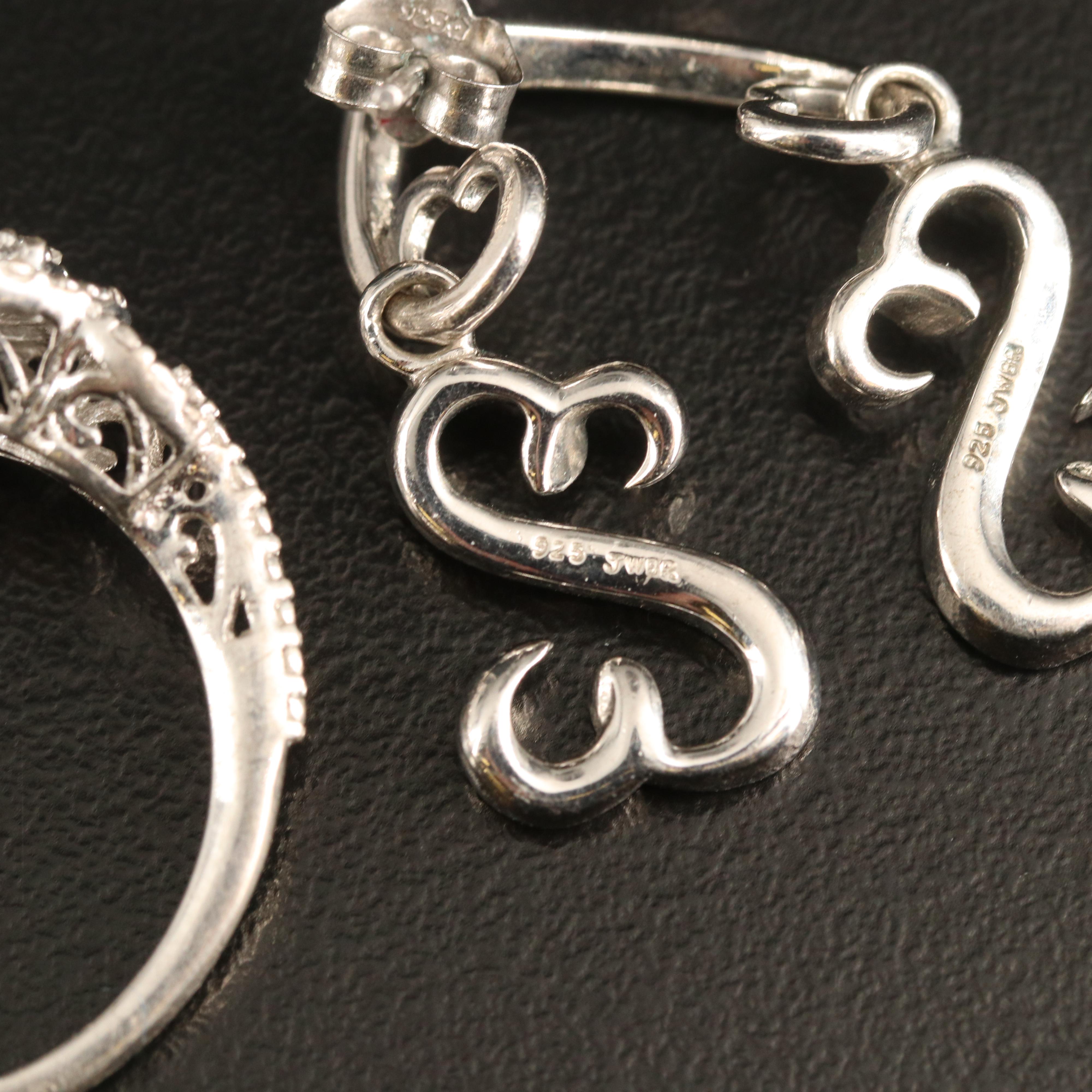 Jane Seymour "Open Heart" Diamond and Sterling Jewelry Selection