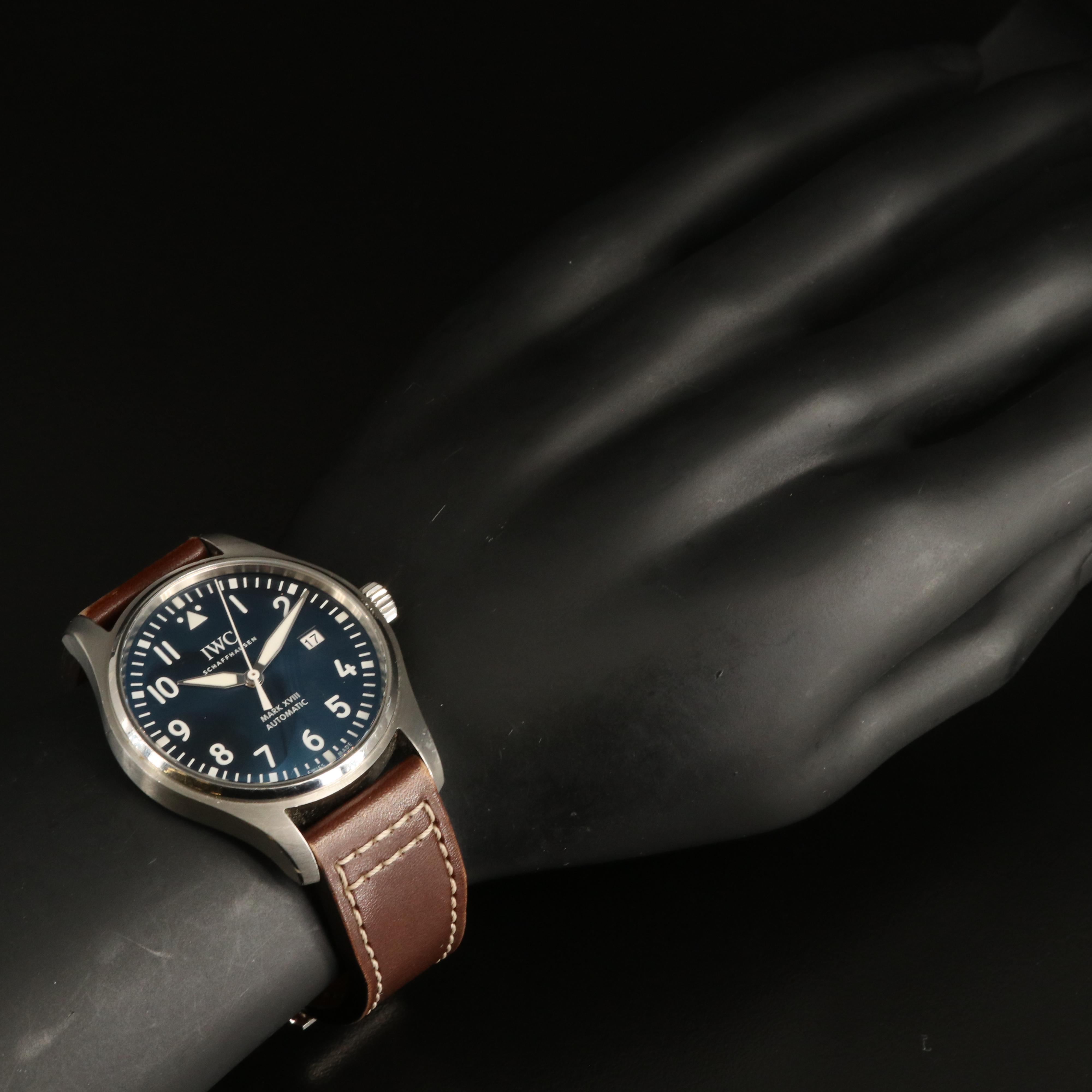 IWC Shaffhausen Pilot Mark XVIII Le Petit Prince Blue Automatic Watch
