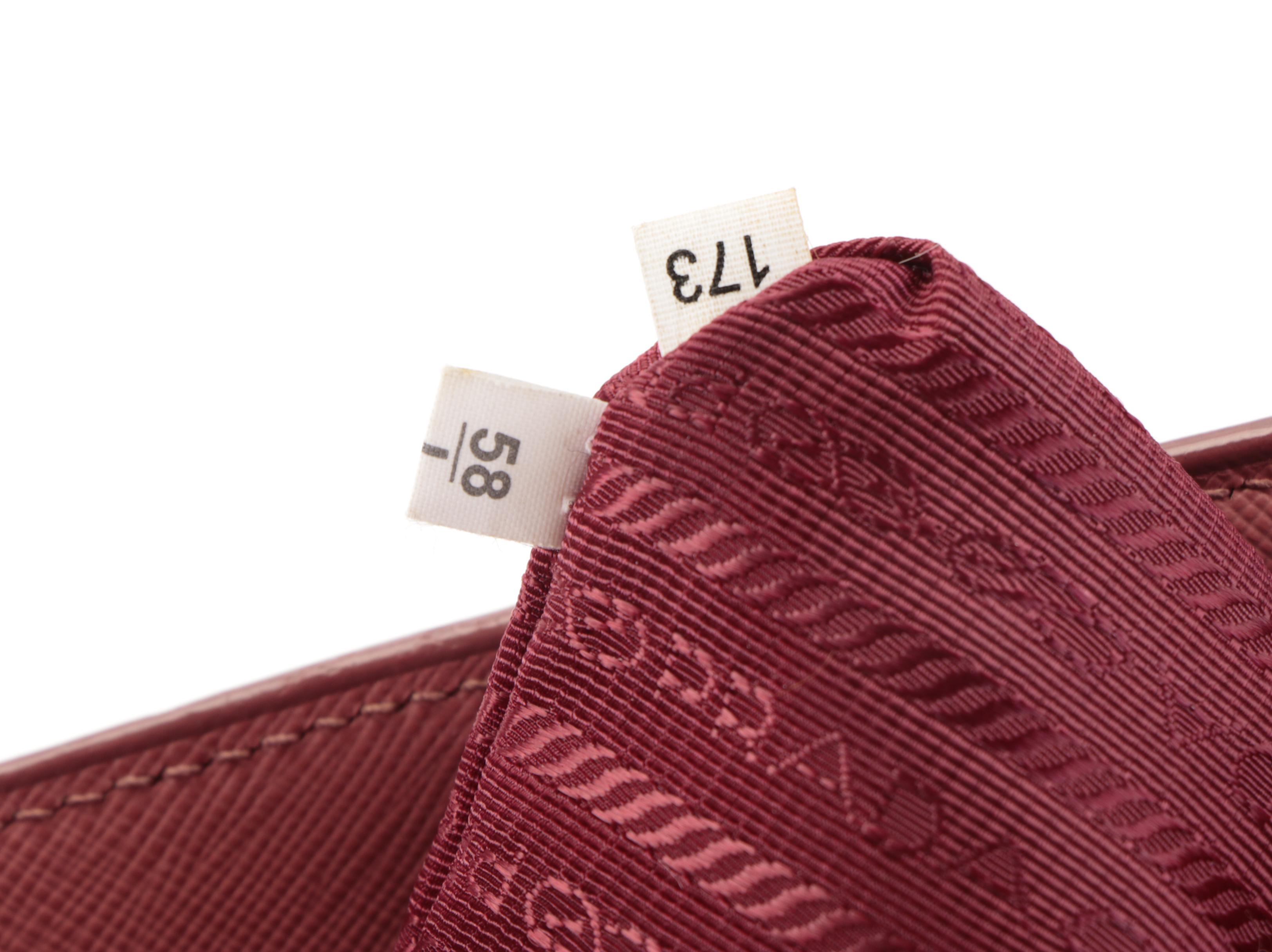 Prada Small Double Zip Tote Bag in Pink Saffiano Leather