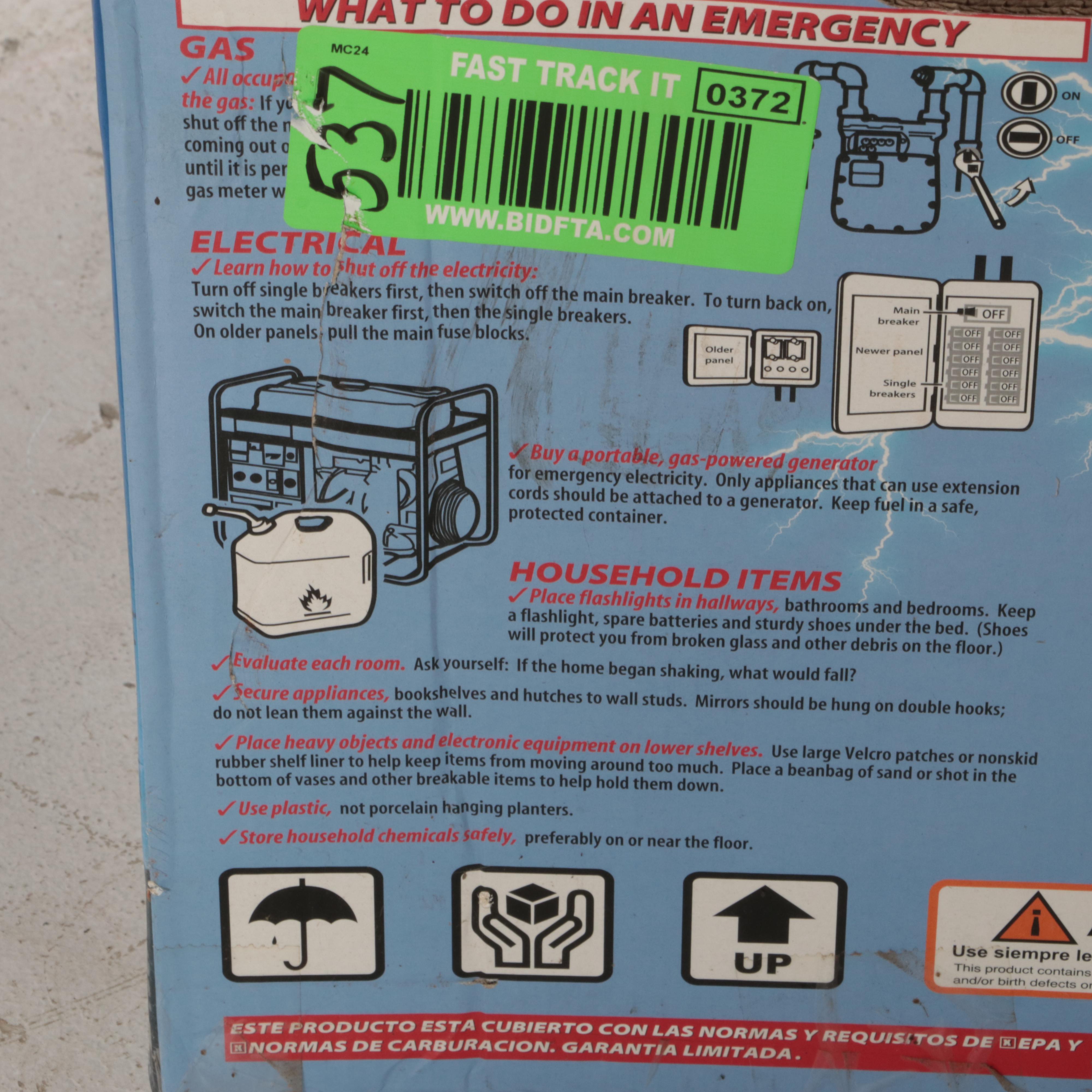 UST Portable 1350 Watt Gas Generator