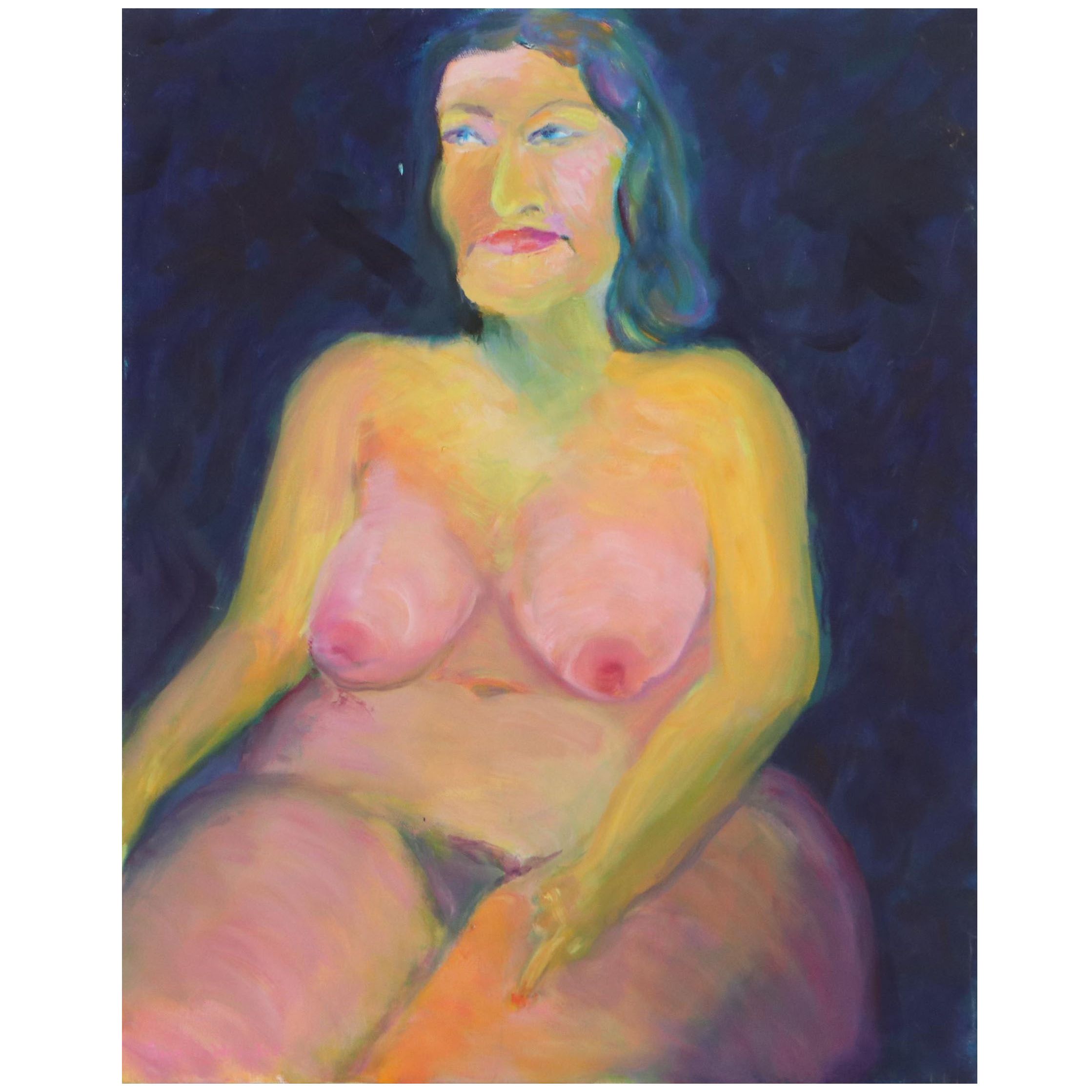Suzie Wright Oil Painting of Nude