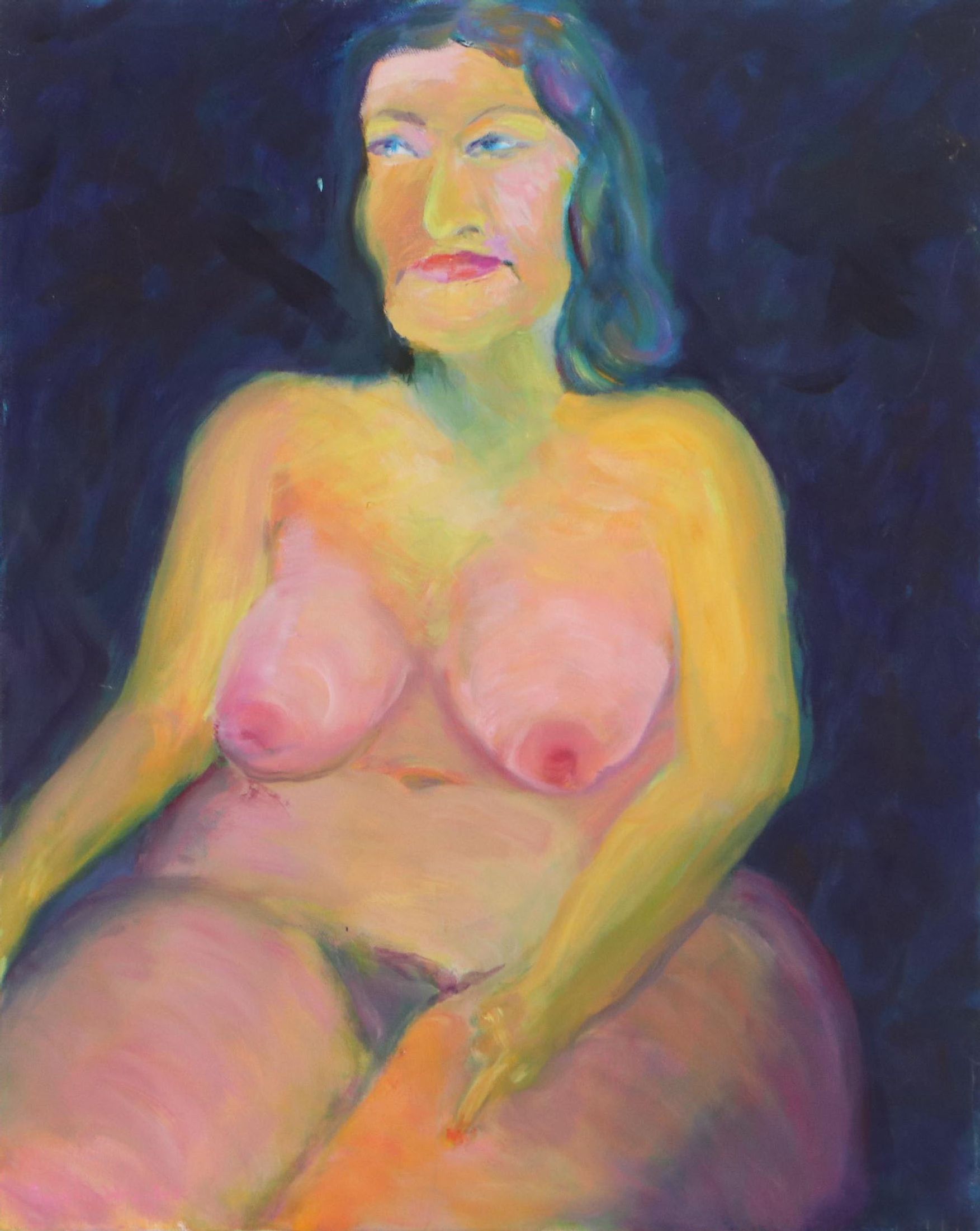 Suzie Wright Oil Painting of Nude