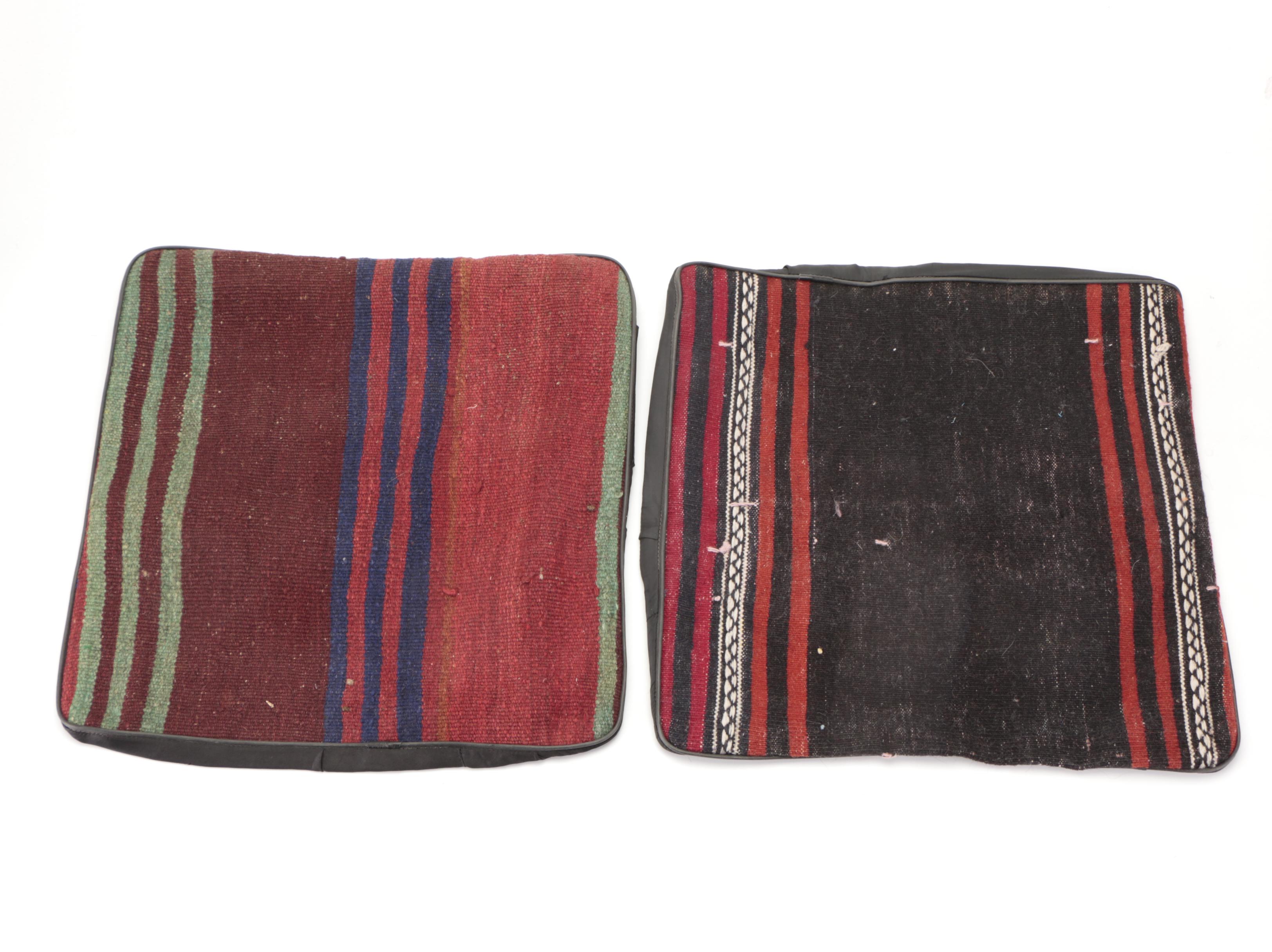 Handwoven Kilim Face Throw Pillow Covers