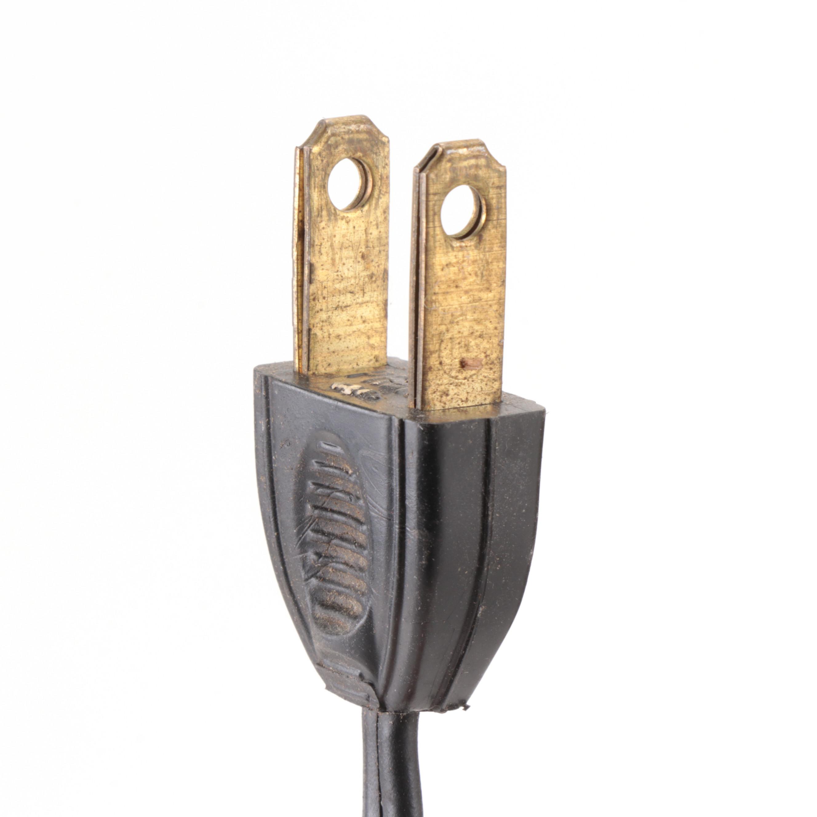 Sessions Faux Verdigris Electric Wall Clock, Mid-20th Century