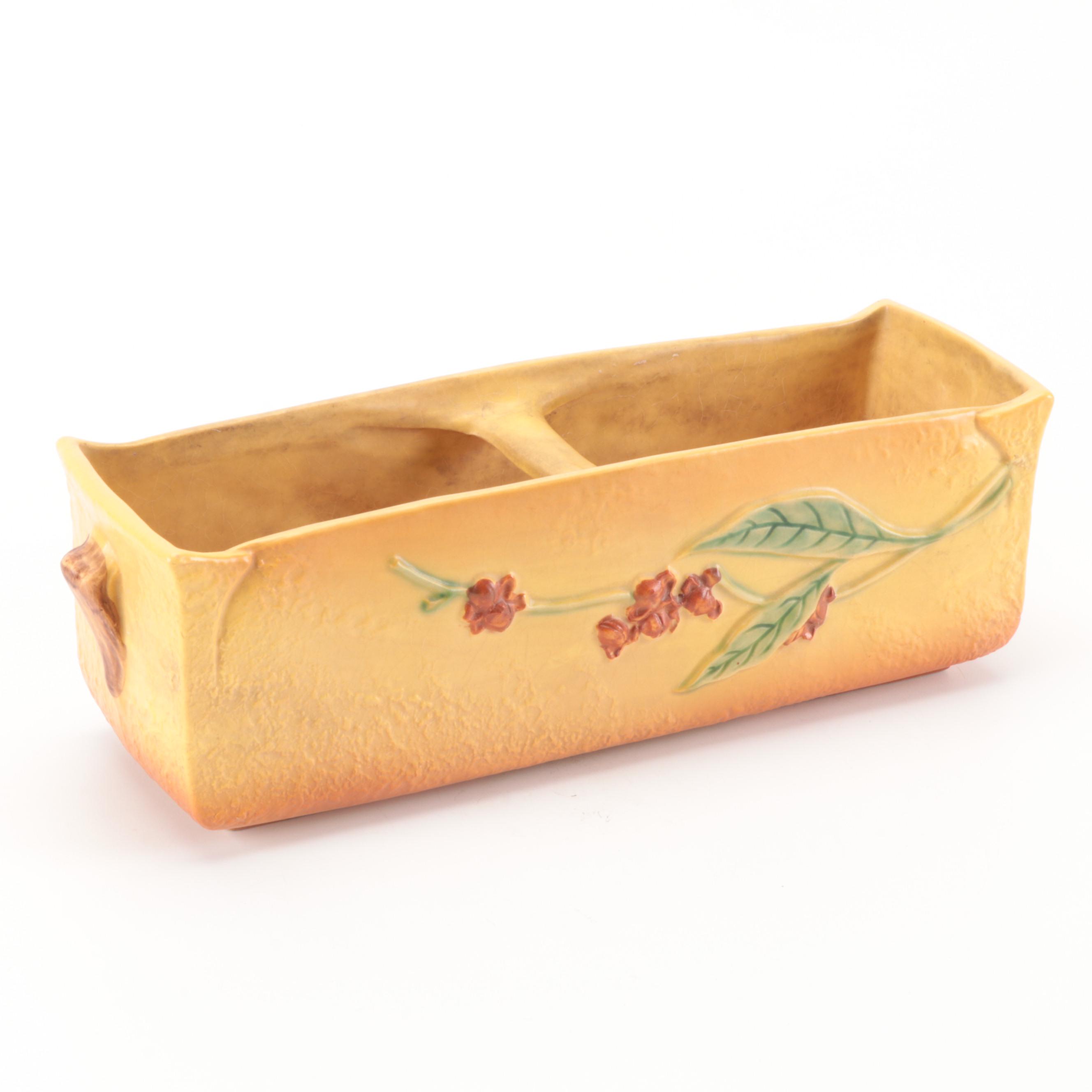 Roseville Pottery "Bittersweet" Ceramic Window Planter, Mid-20th Century