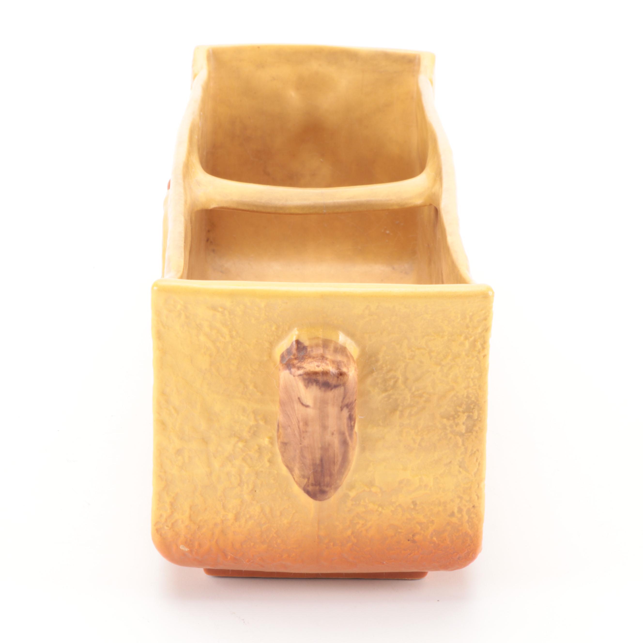 Roseville Pottery "Bittersweet" Ceramic Window Planter, Mid-20th Century