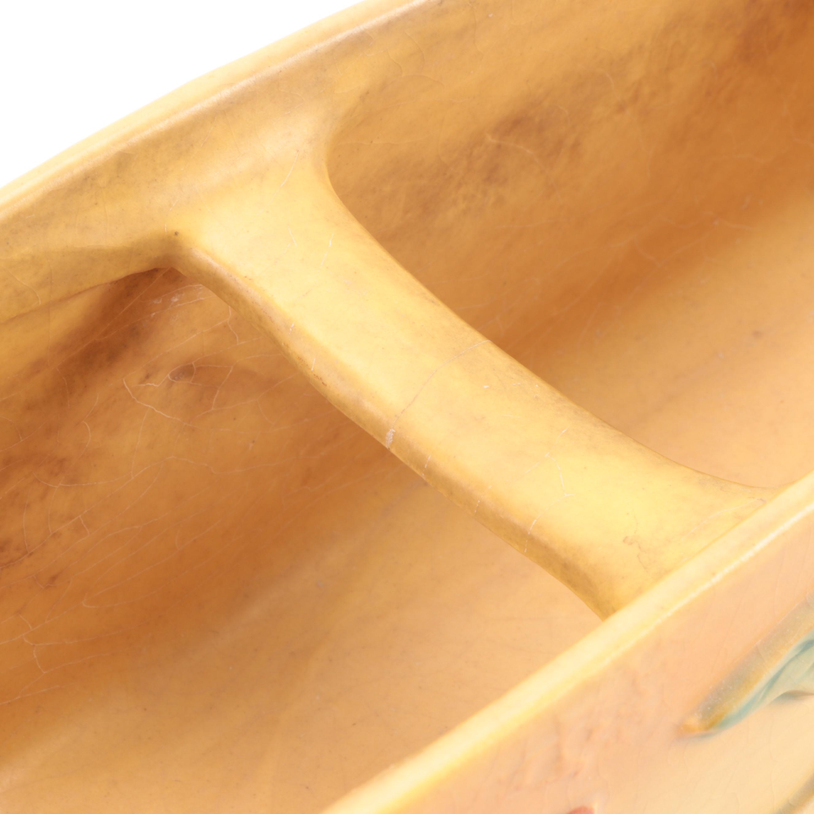 Roseville Pottery "Bittersweet" Ceramic Window Planter, Mid-20th Century