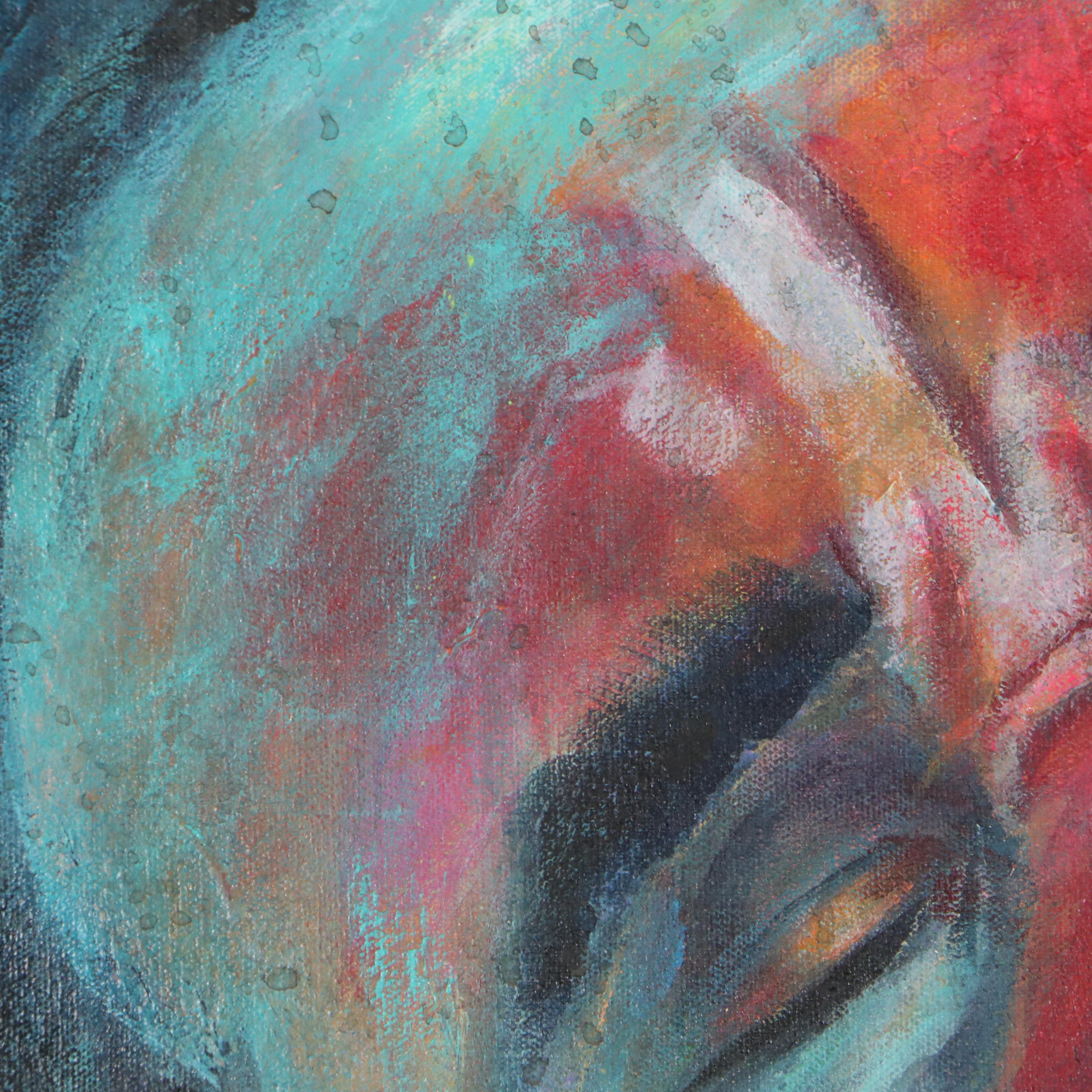 Jeffrey "Jeffro" Hollington Abstract Oil Painting "River," 2022