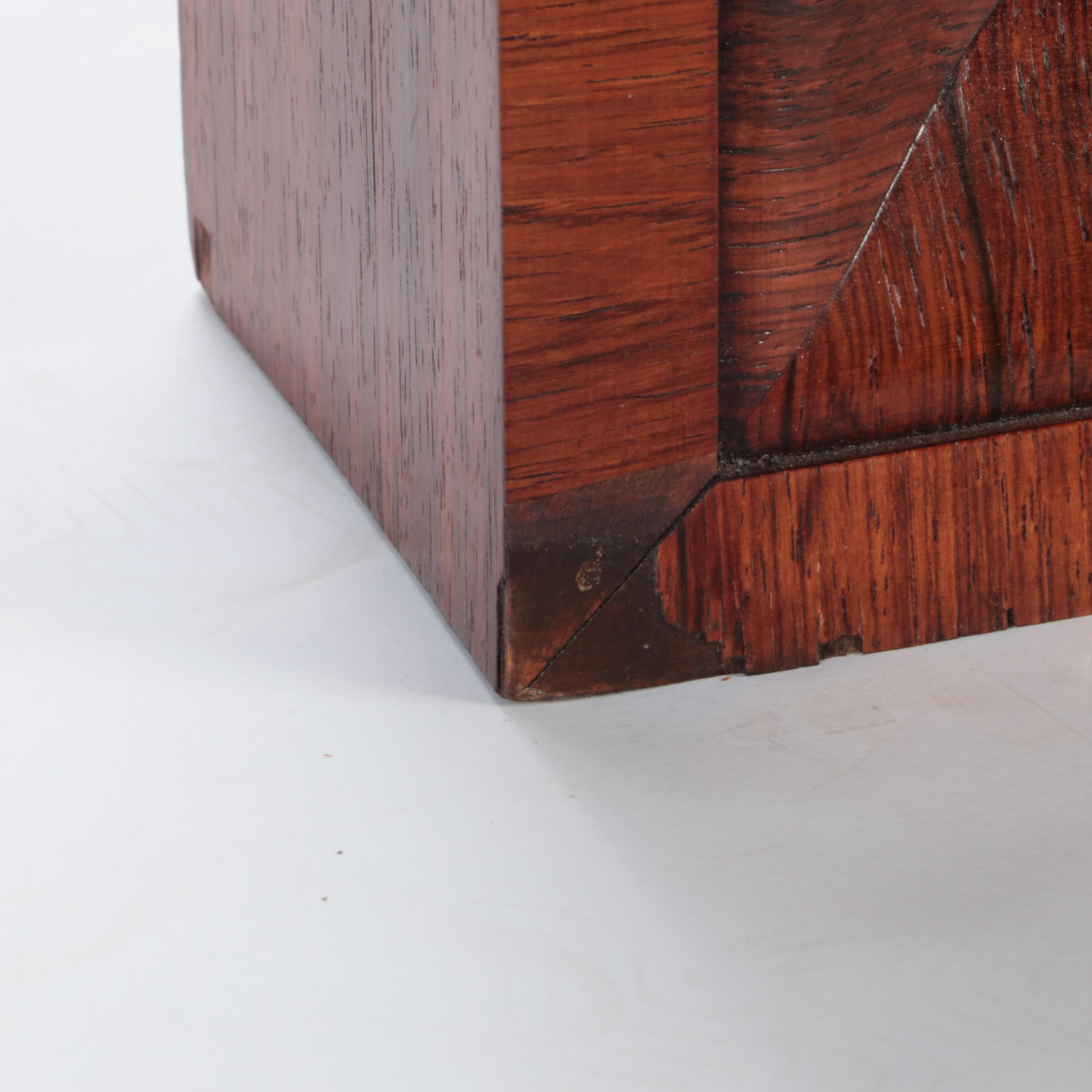 Seth Thomas Ogee Mantel Clock with Transfered Reverse Glass Panel