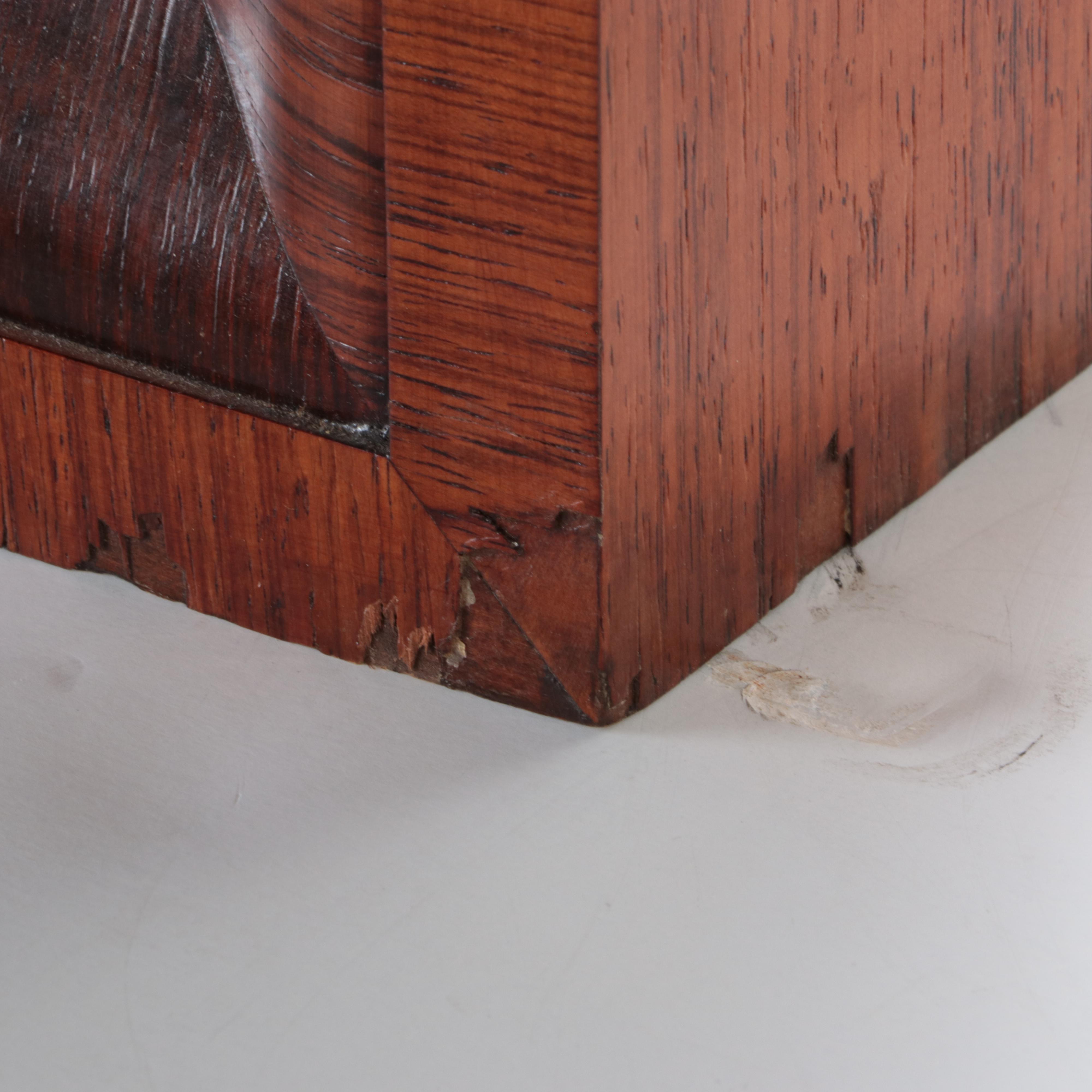 Seth Thomas Ogee Mantel Clock with Transfered Reverse Glass Panel