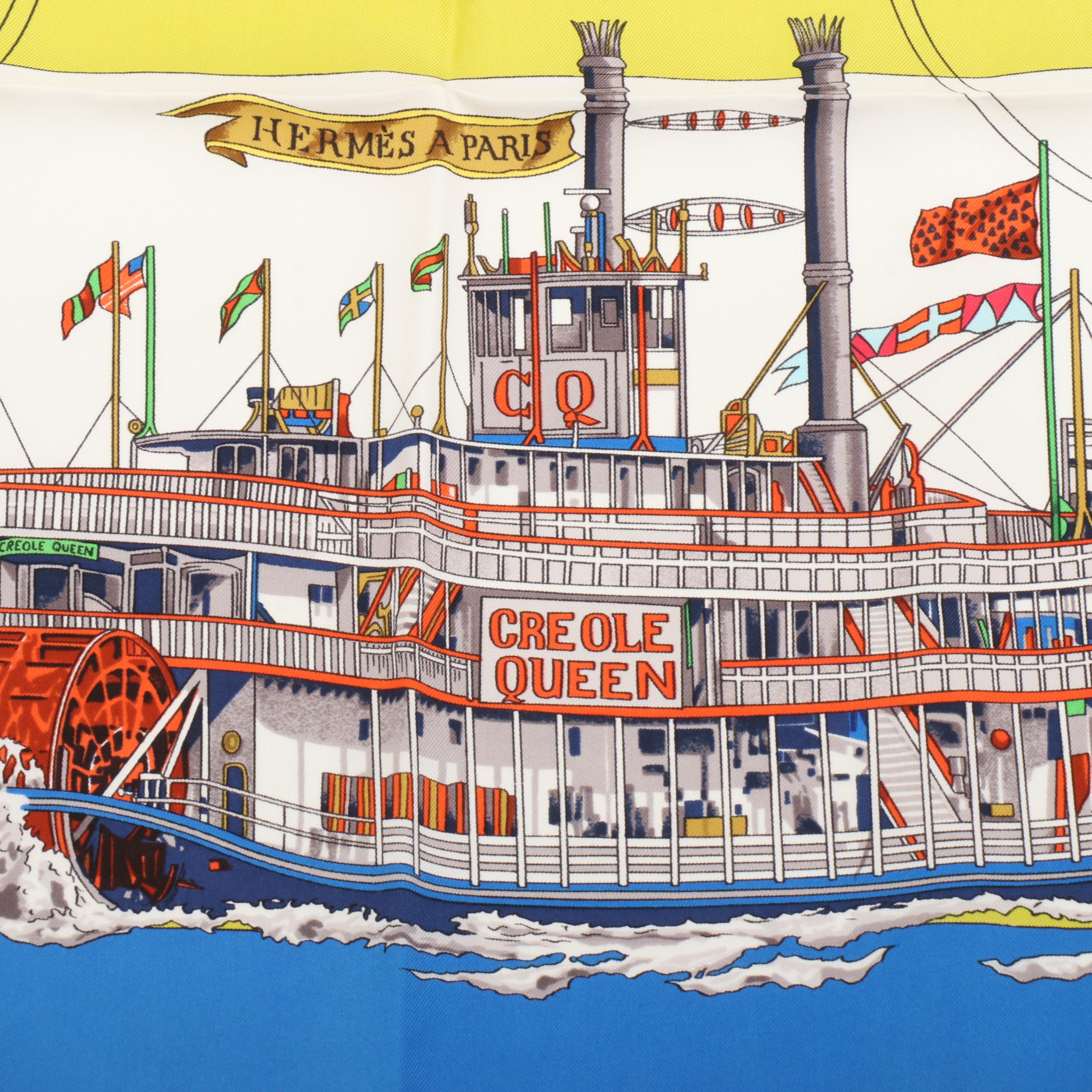 Hermès "The Original New Orleans Creole Jazz 1923" Silk Twill Scarf