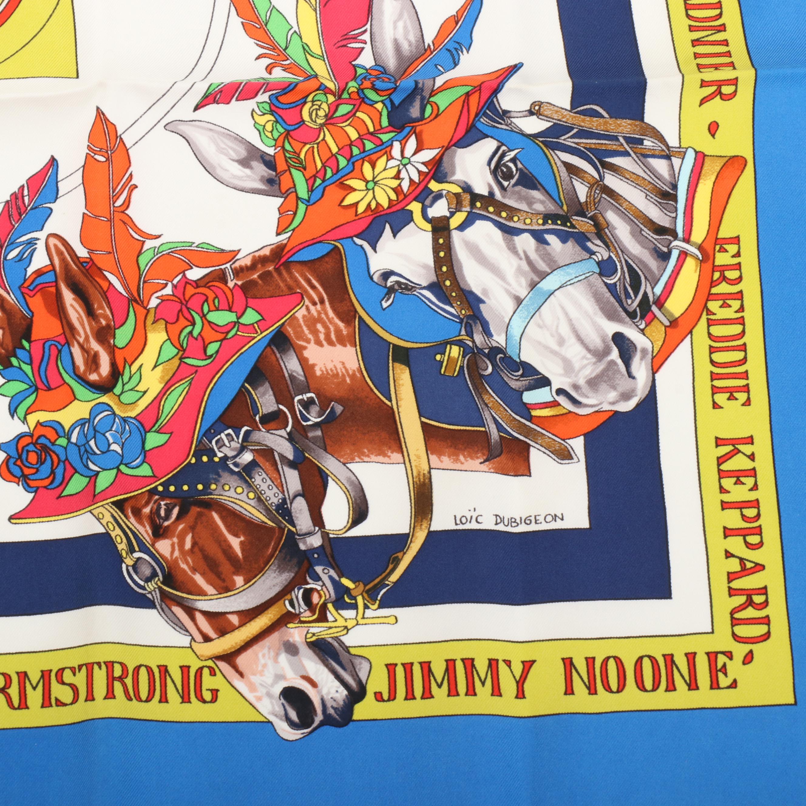 Hermès "The Original New Orleans Creole Jazz 1923" Silk Twill Scarf