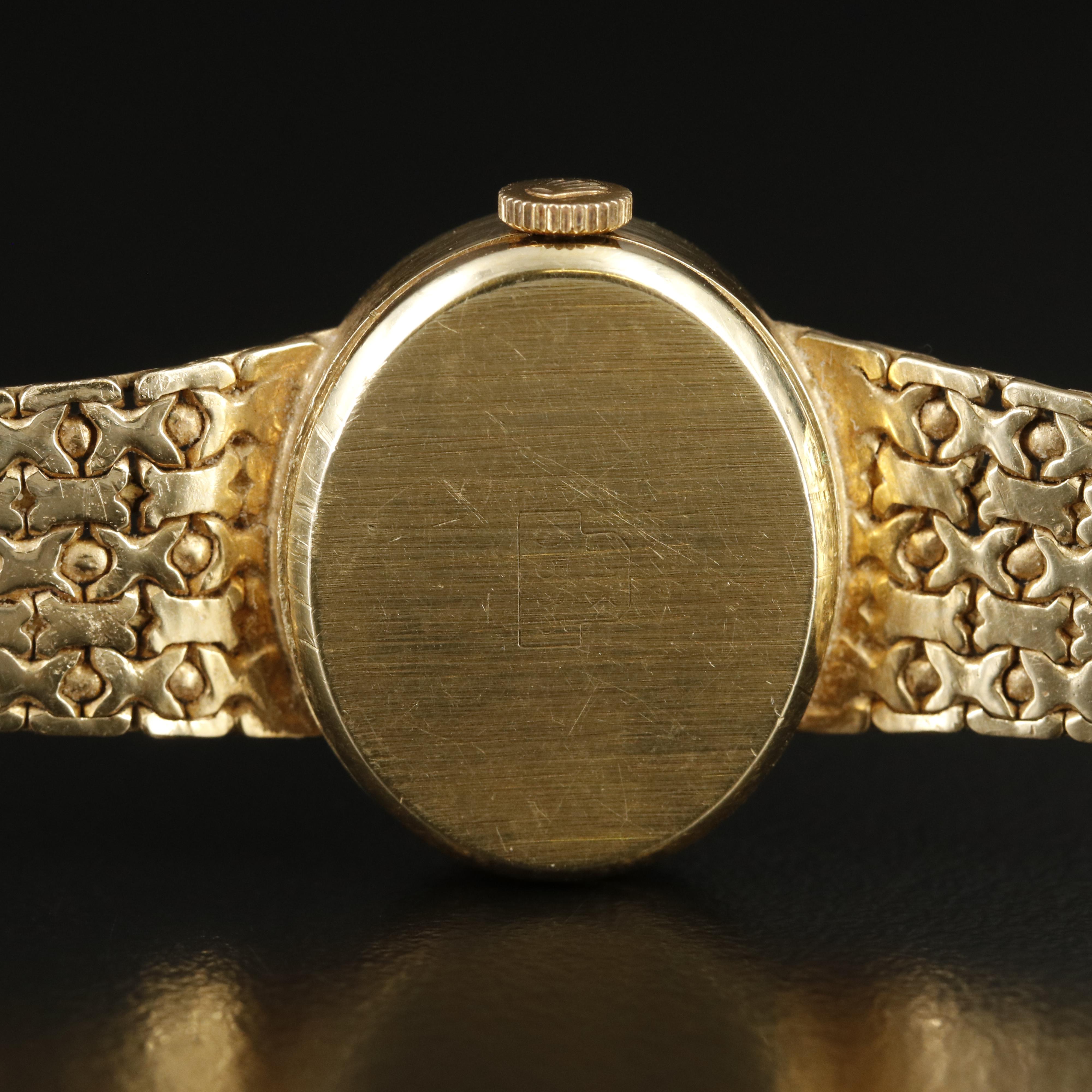 Vintage Rolex 14K Stem Wind Dress Watch