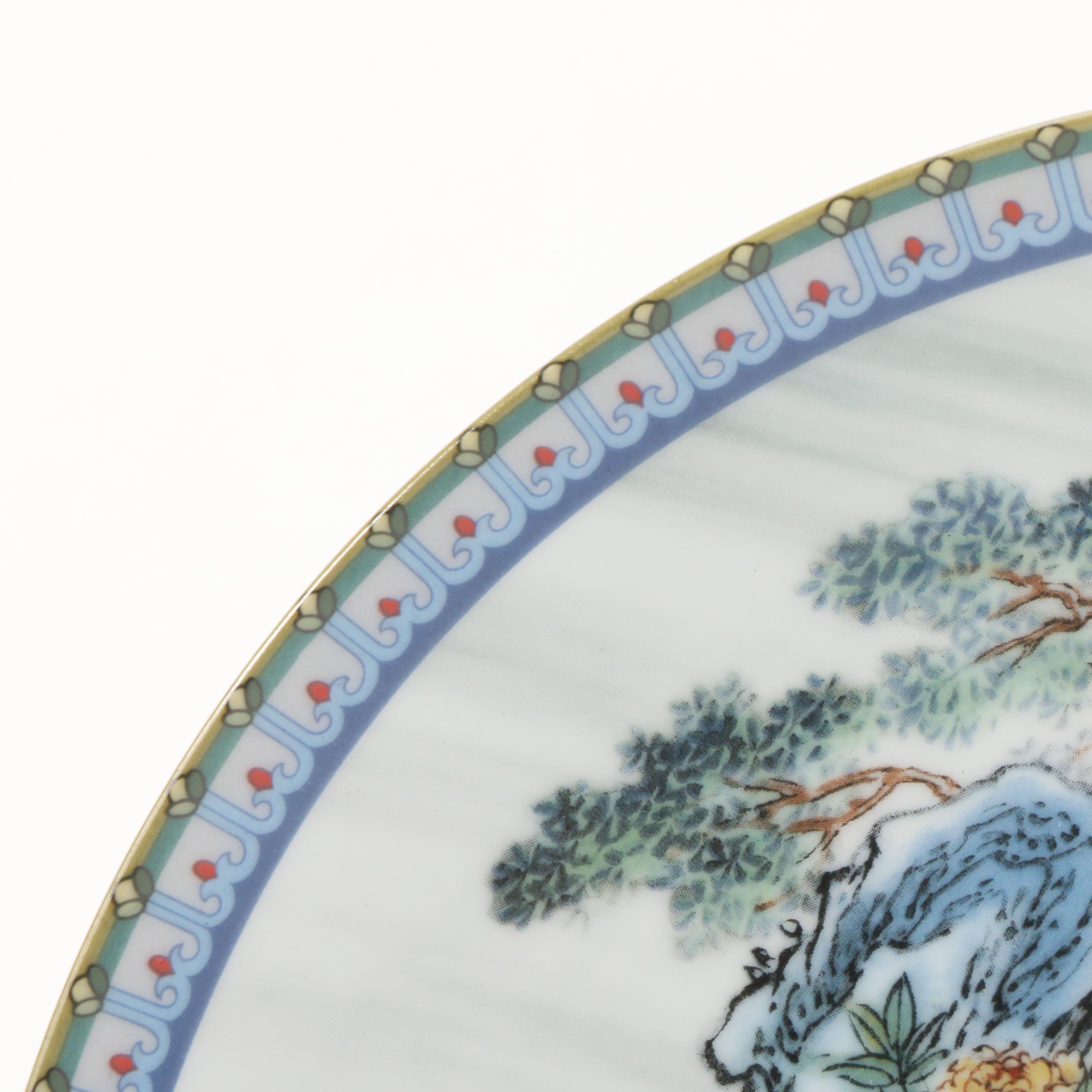 Imperial Jingdezhen "Beauties of the Red Mansion" Complete Set Porcelain Plates