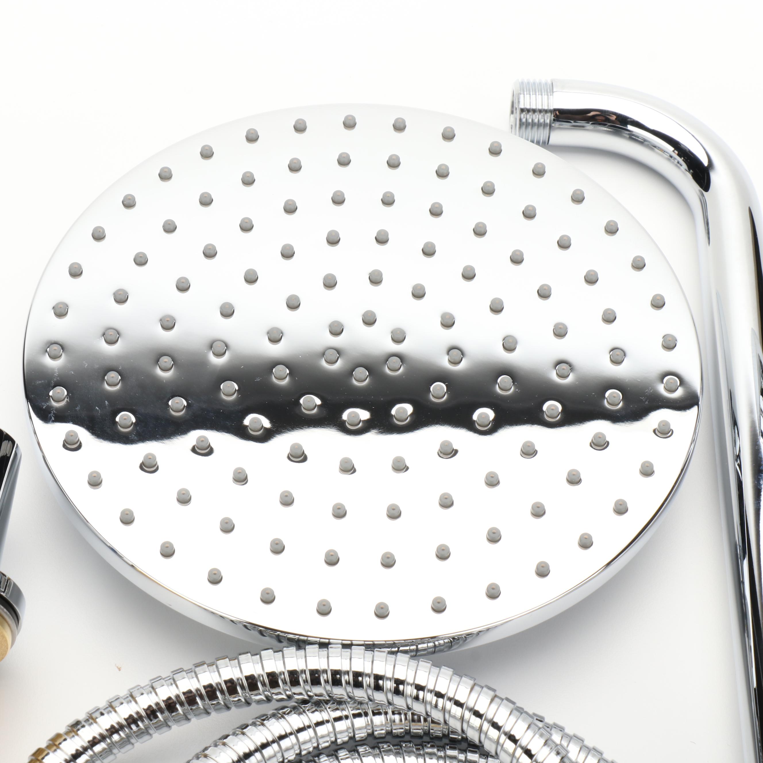 Chrome Waterfall Vessel Faucets with Shower System