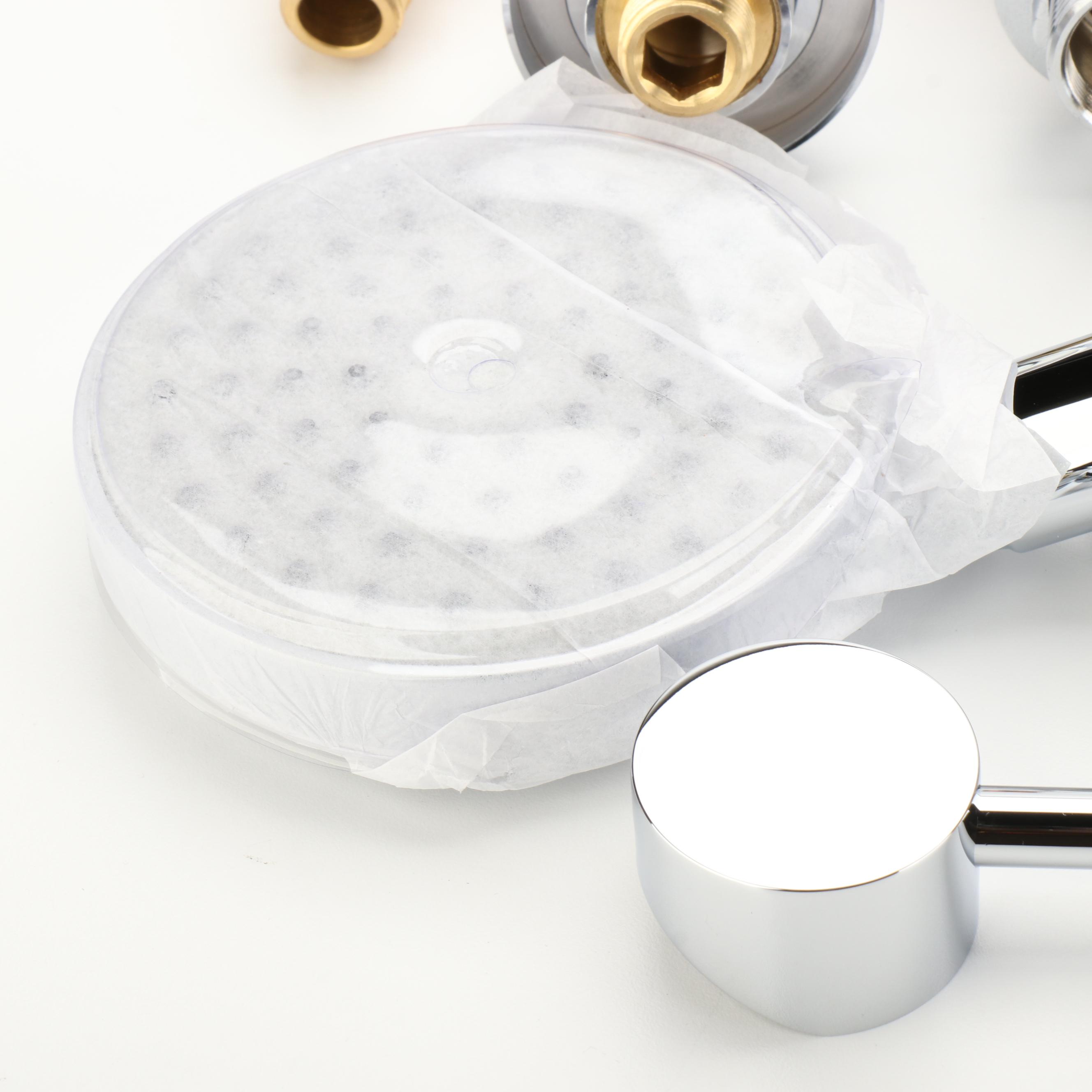 Chrome Waterfall Vessel Faucets with Shower System