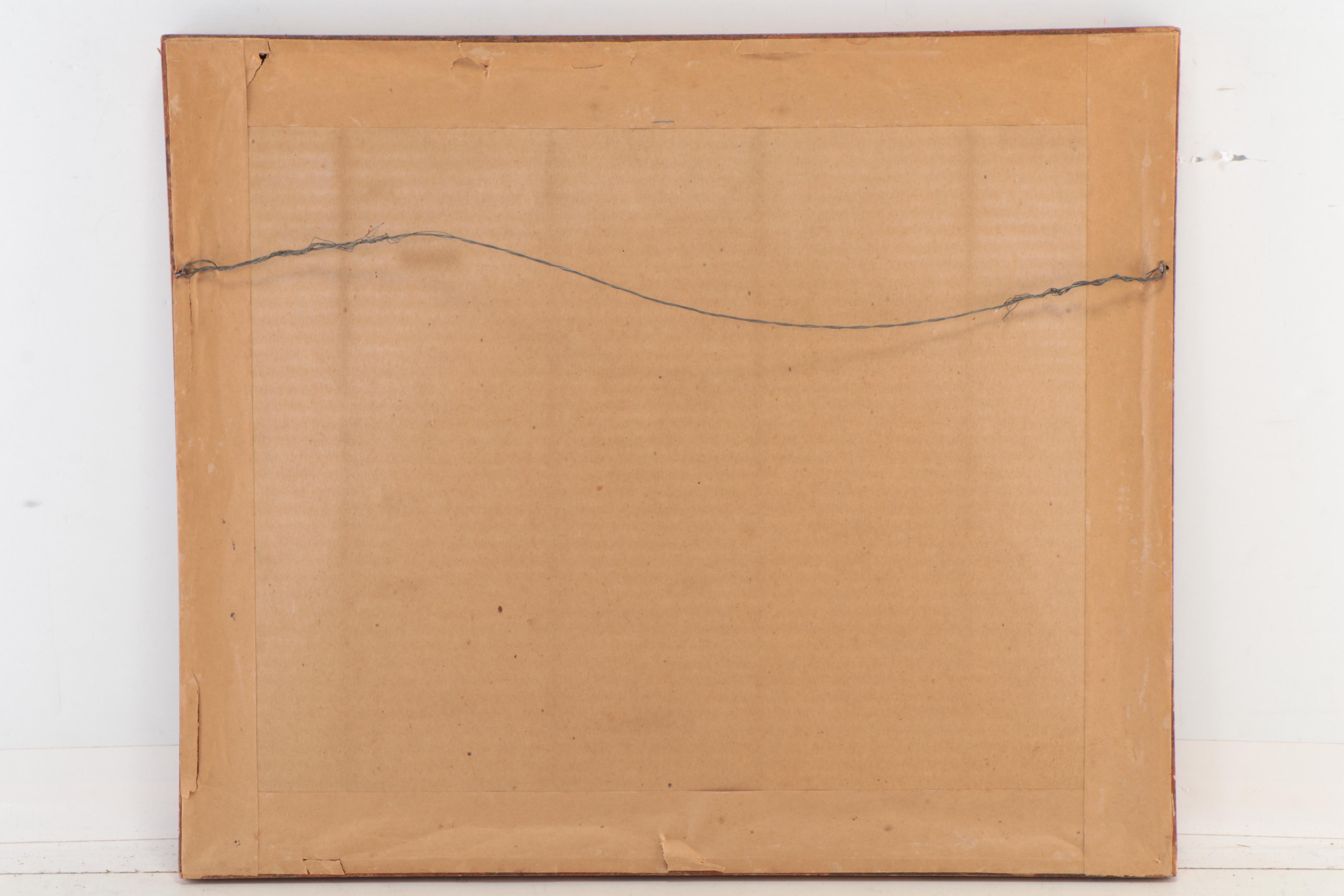 Friedrich Frank Gouache and Watercolor Painting "Wien-Freiung"