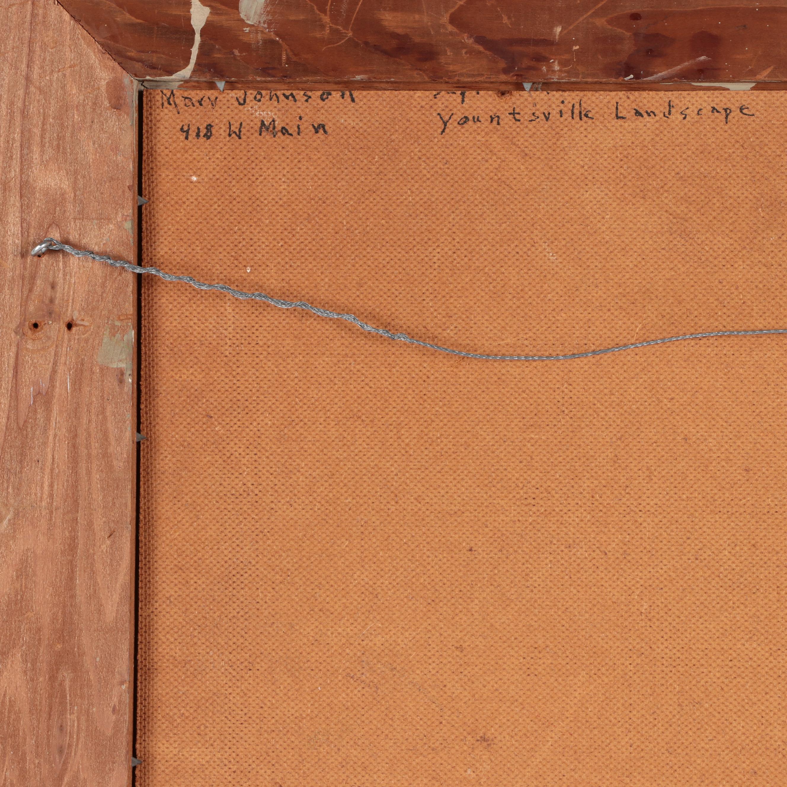 Mary Johnson Oil Painting "Yountsville Landscape"