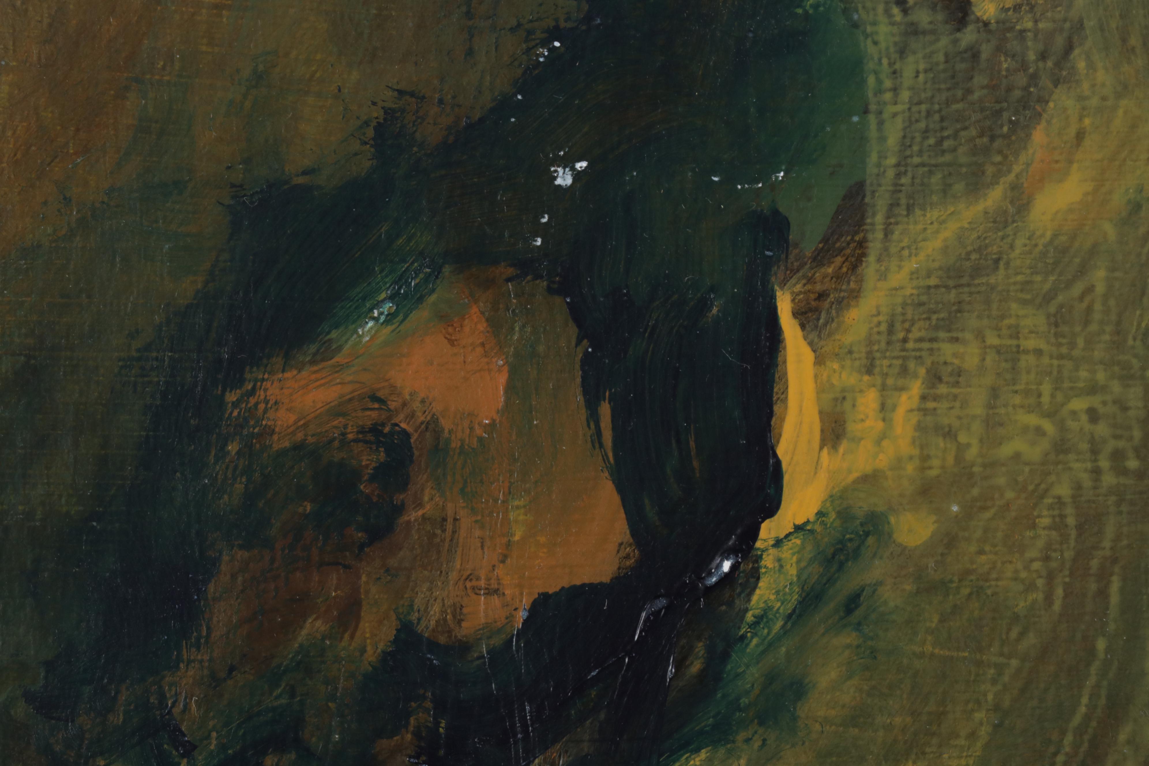 Chien Ming Su Abstract Oil Paintings, Late 20th to 21st Century