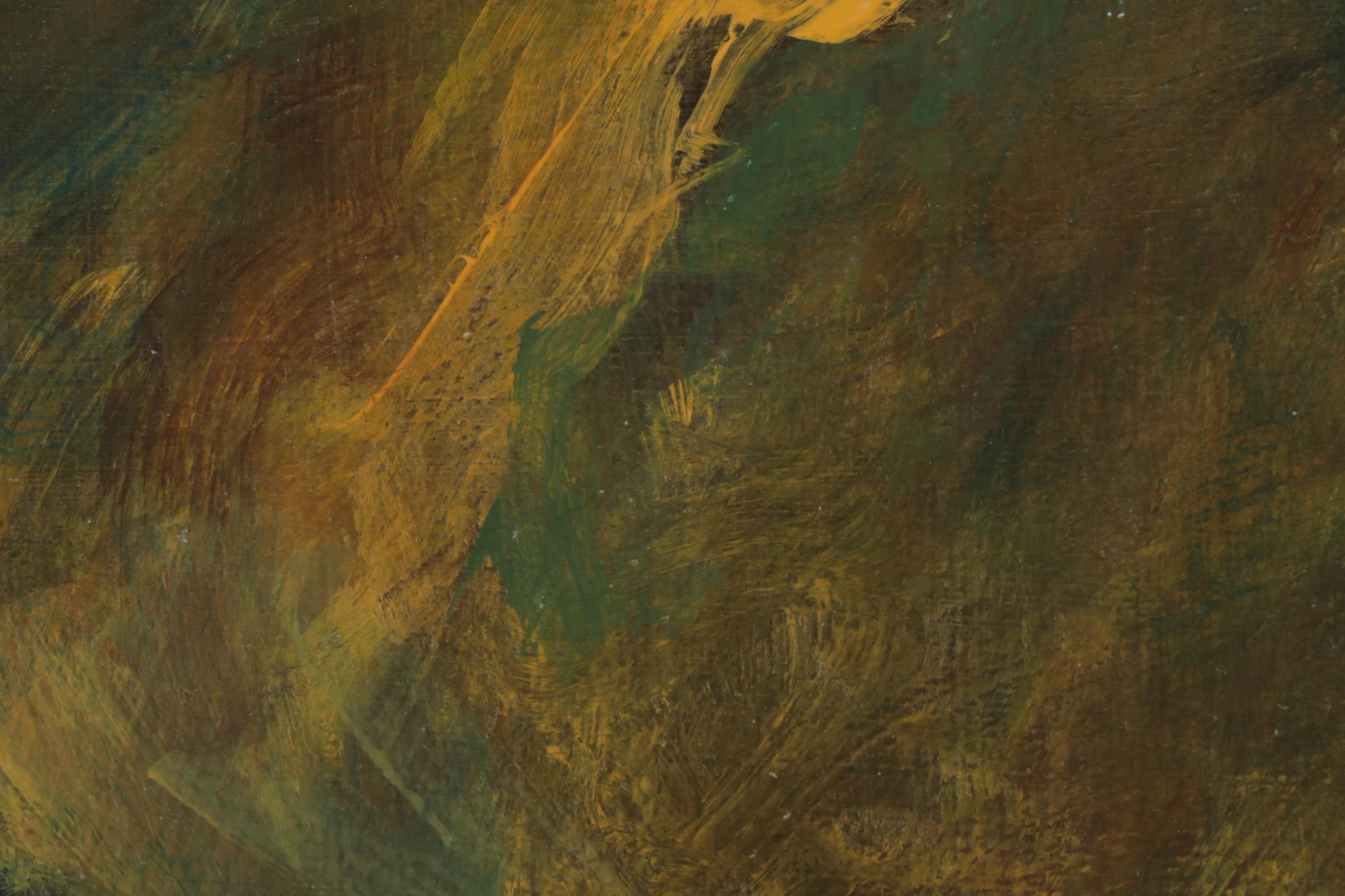 Chien Ming Su Abstract Oil Paintings, Late 20th to 21st Century