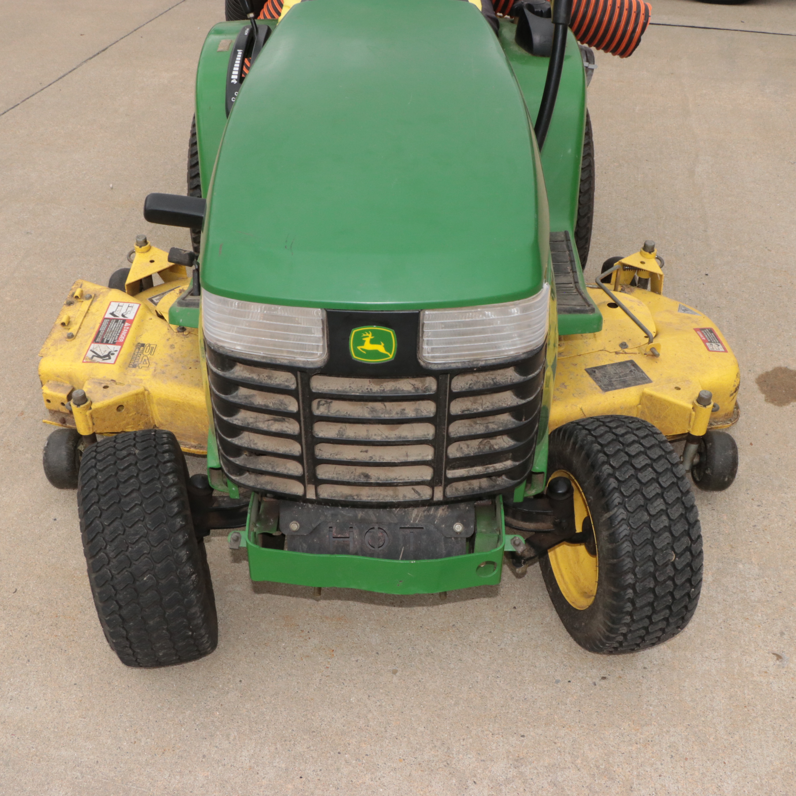 John Deere GT235 Riding Mower, 18HP, with Trac Vac