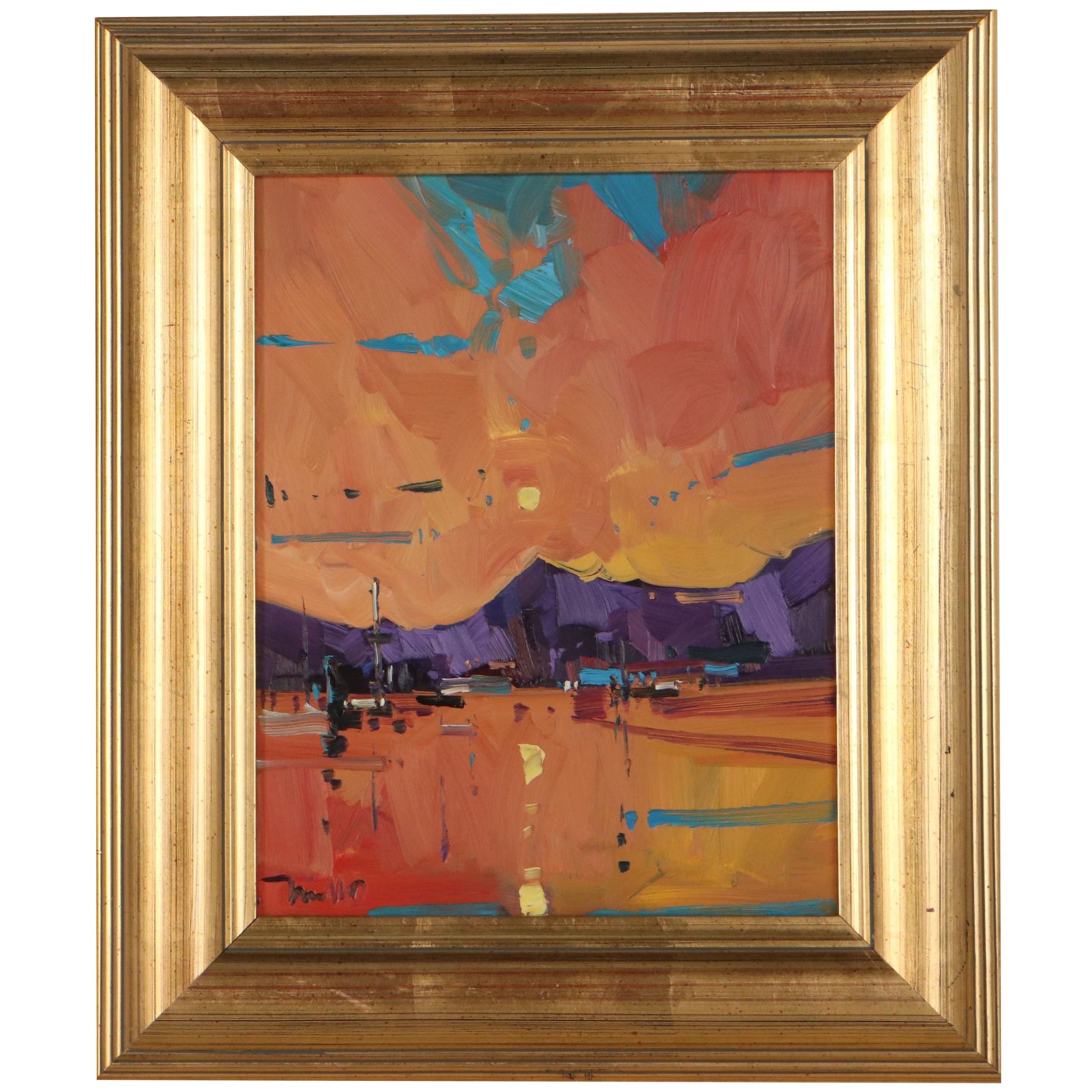 Jose Trujillo Oil Painting "The Blazing Mid-Day Sun," 2022