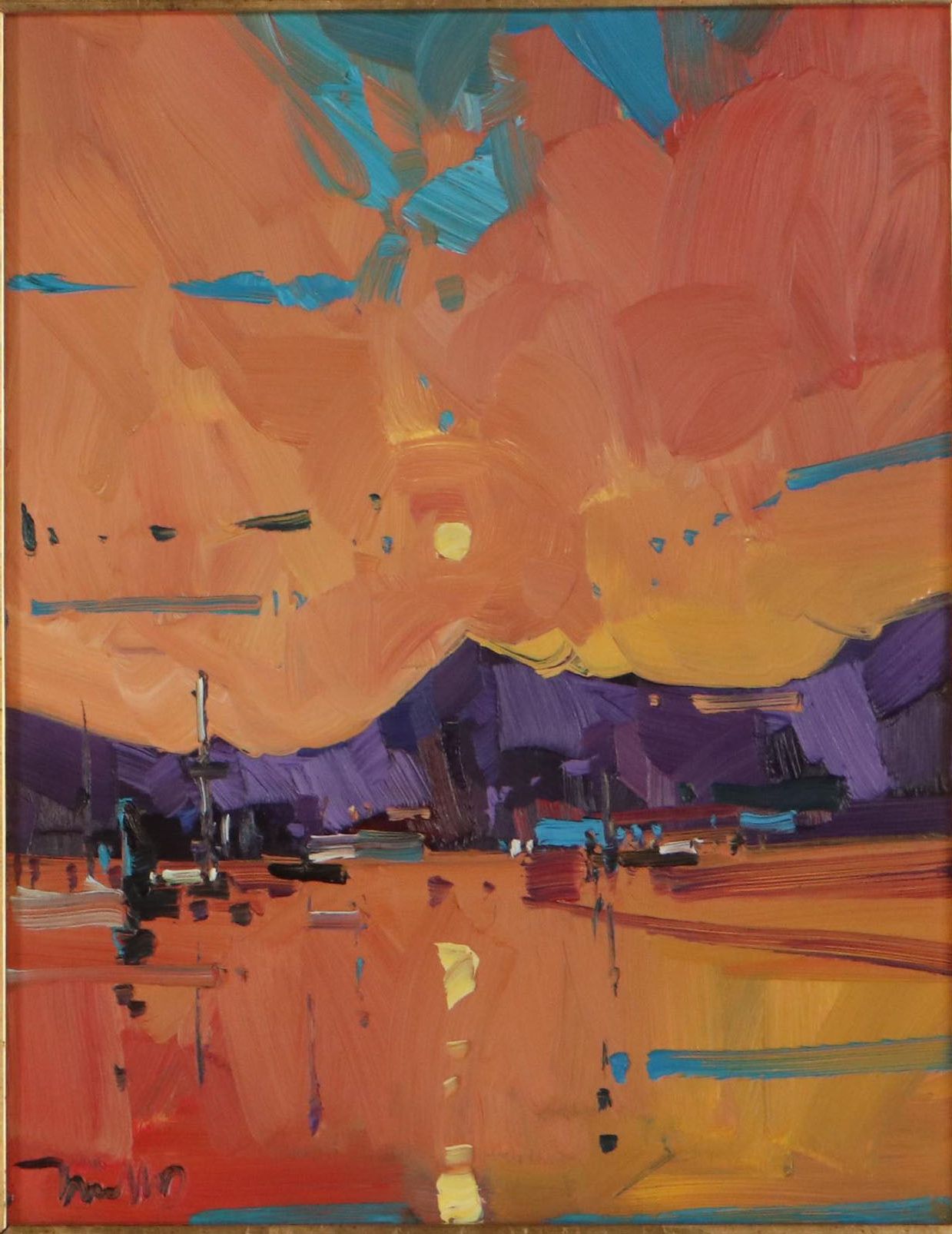 Jose Trujillo Oil Painting "The Blazing Mid-Day Sun," 2022