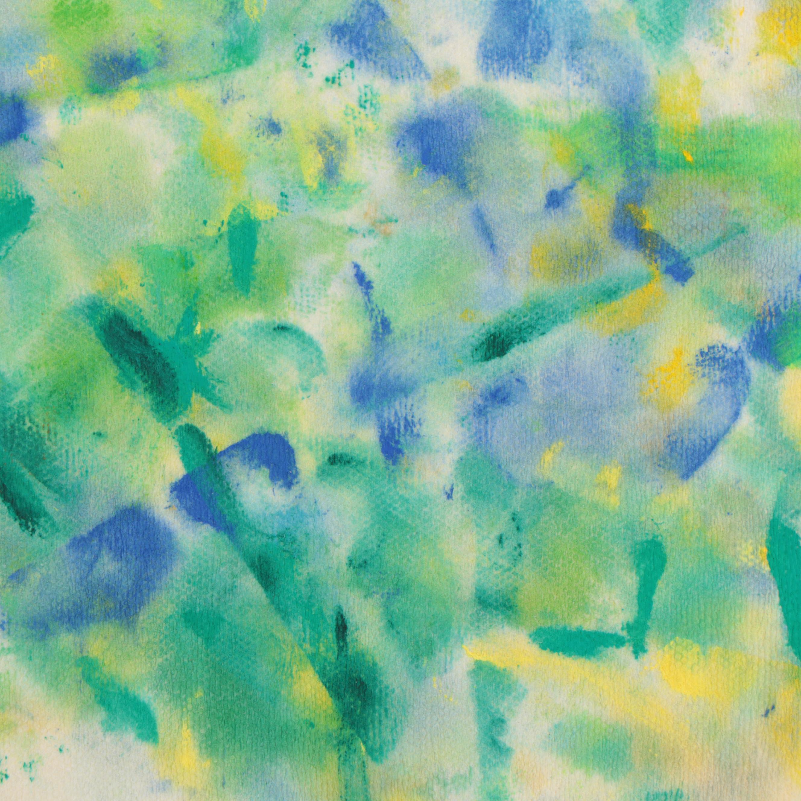 Suzie Wright Abstract Expressionist Style Acrylic Painting