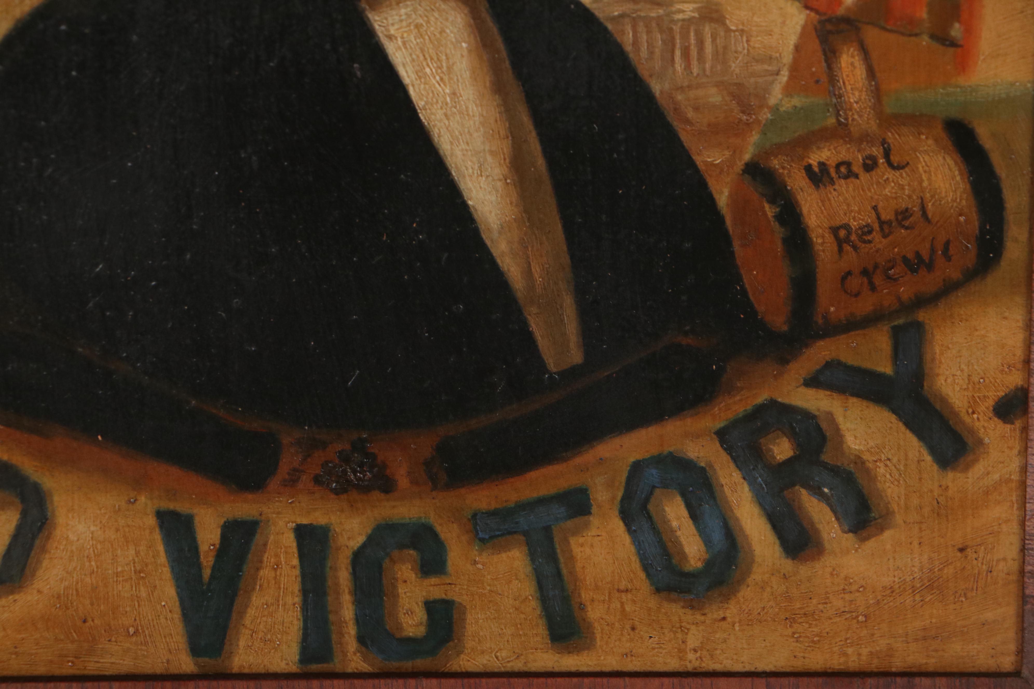 Candiancy Oil Painting for Abraham Lincoln and Andrew Johnson