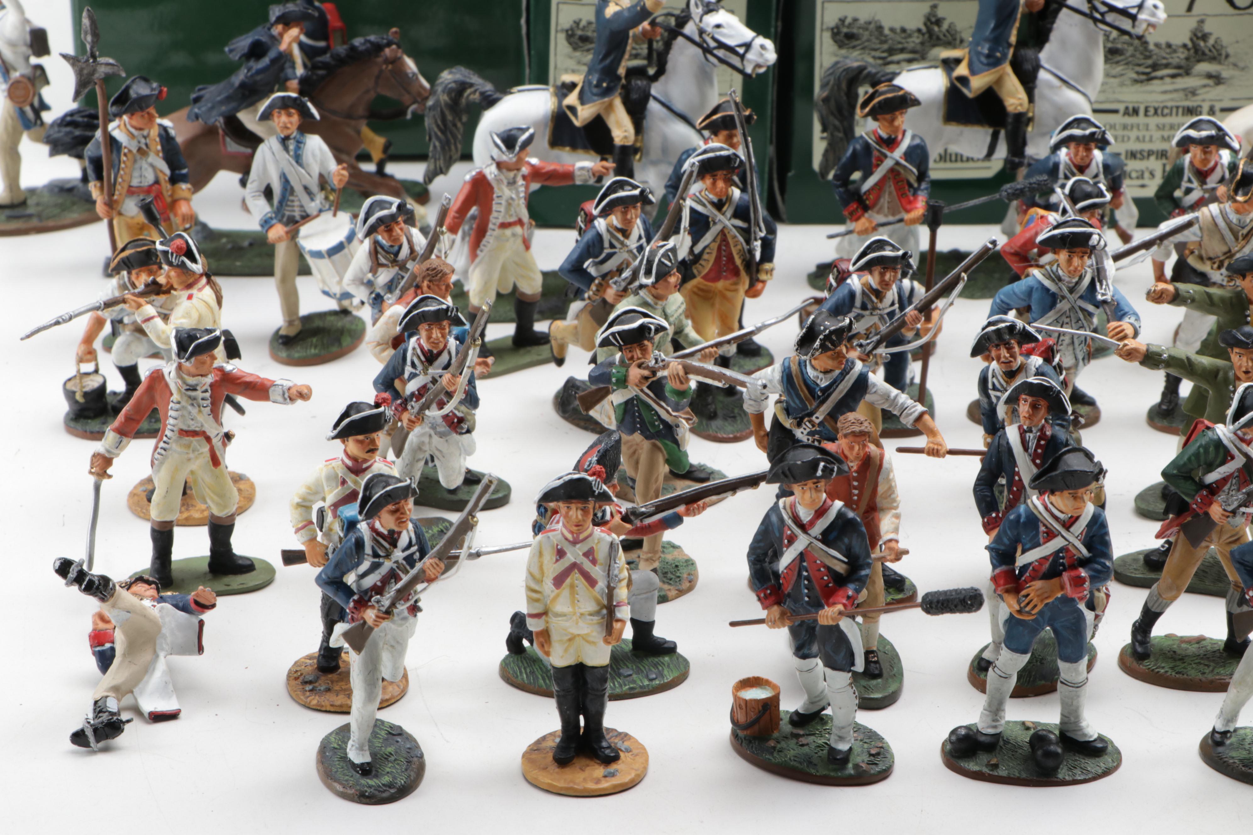 King & Country "1776" With Other American Revolution Toy Soldiers