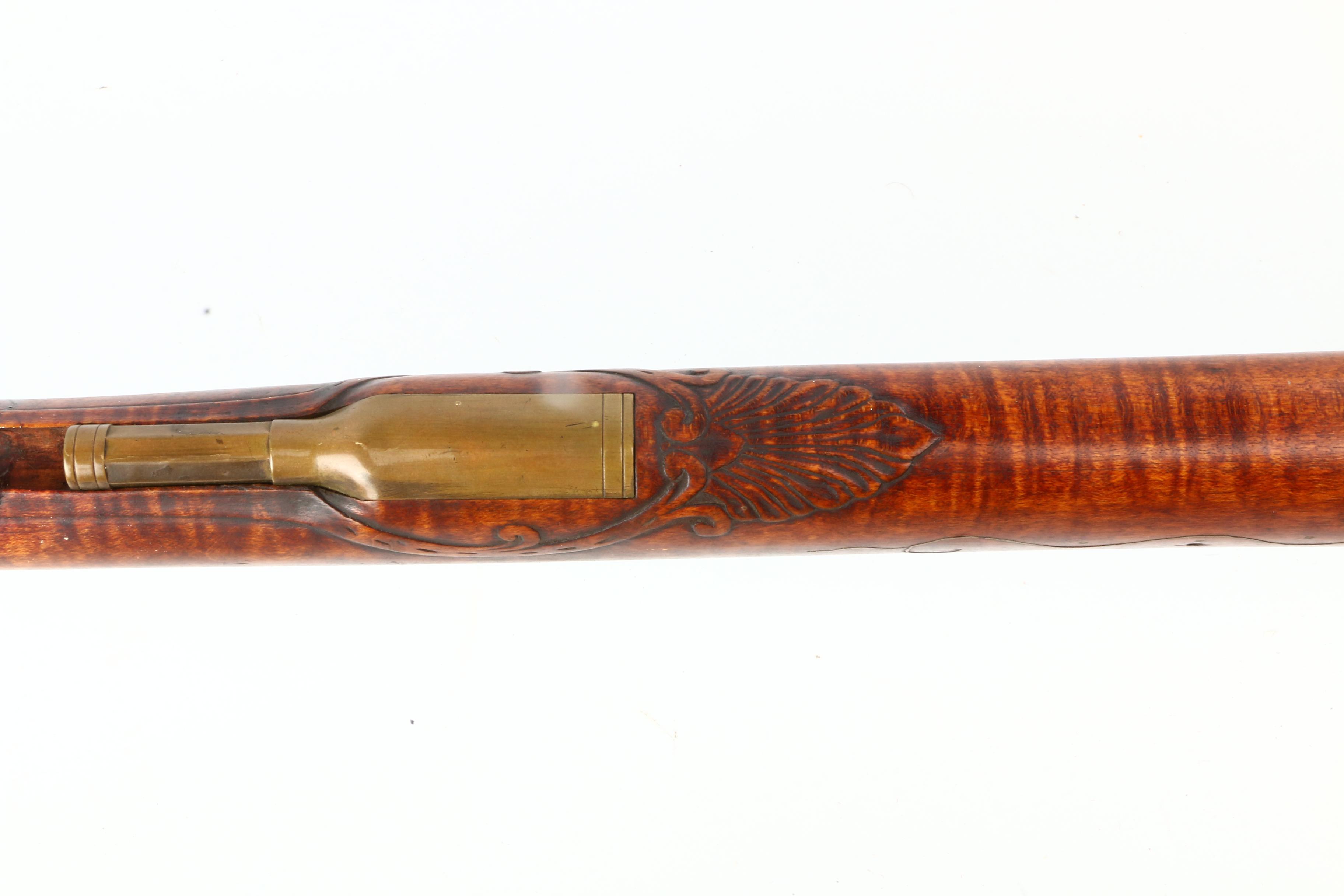 Flintlock Rifle with Tiger Maple Stock