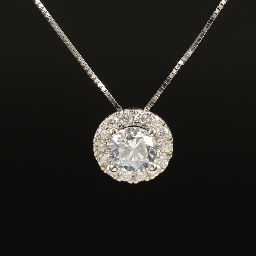 14K 0.70 CTW Lab Grown Diamond Necklace