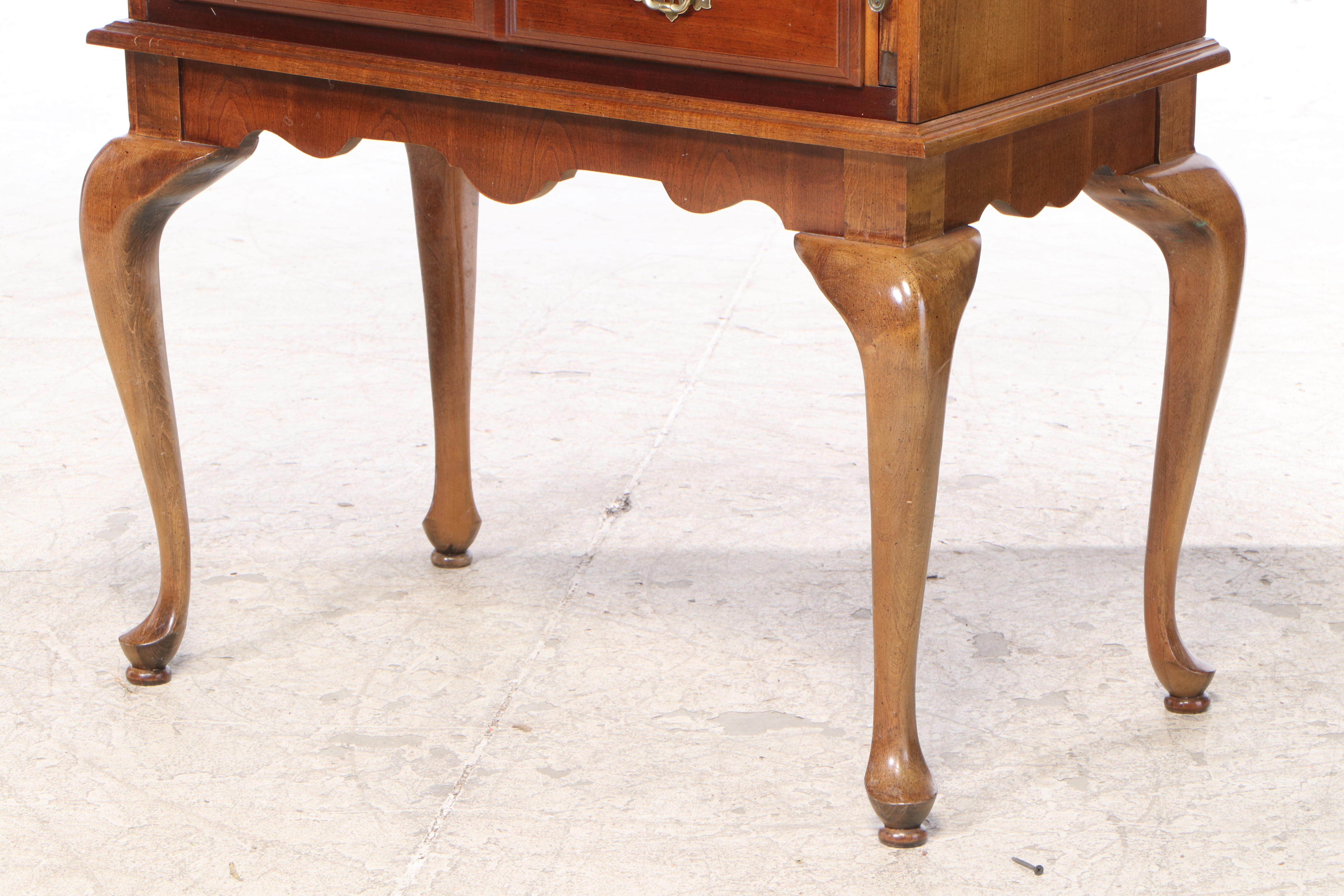 American Drew Queen Anne Style Secretary Desk