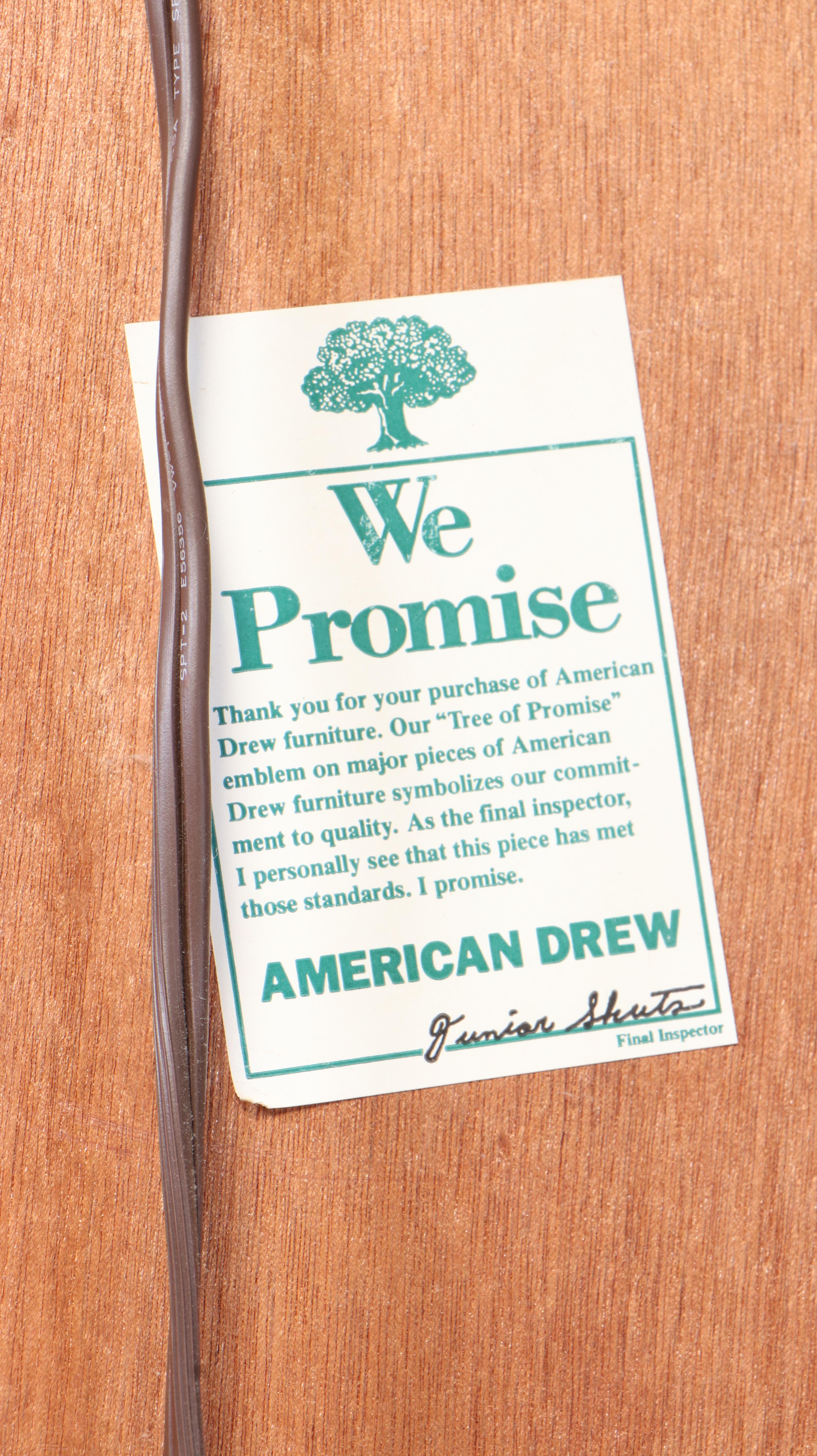 American Drew Queen Anne Style Secretary Desk