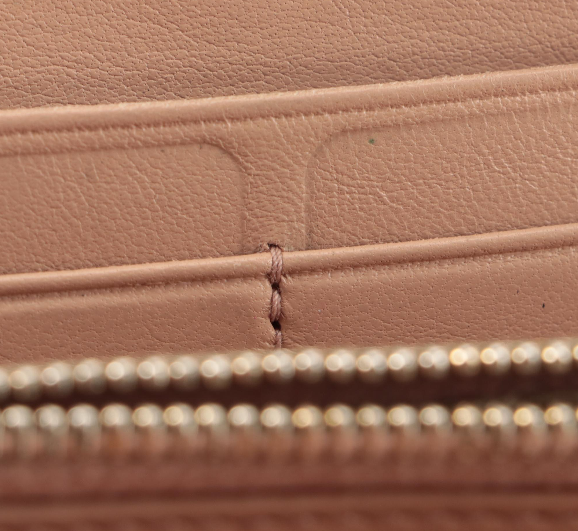 Prada Zip-Around Wallet in Bambu Taupe Calfskin with Box