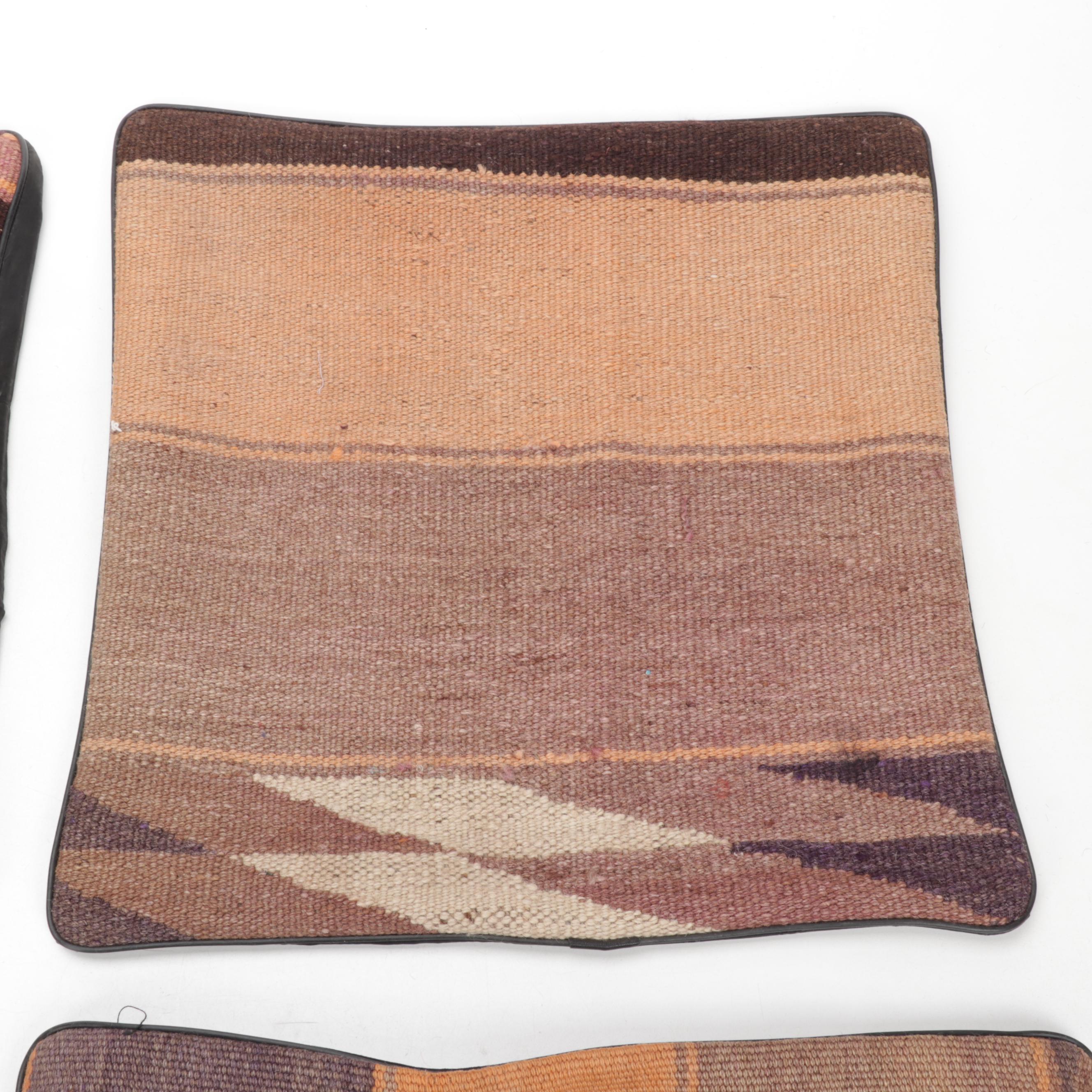 Handwoven Kilim Face Accent Pillow Covers