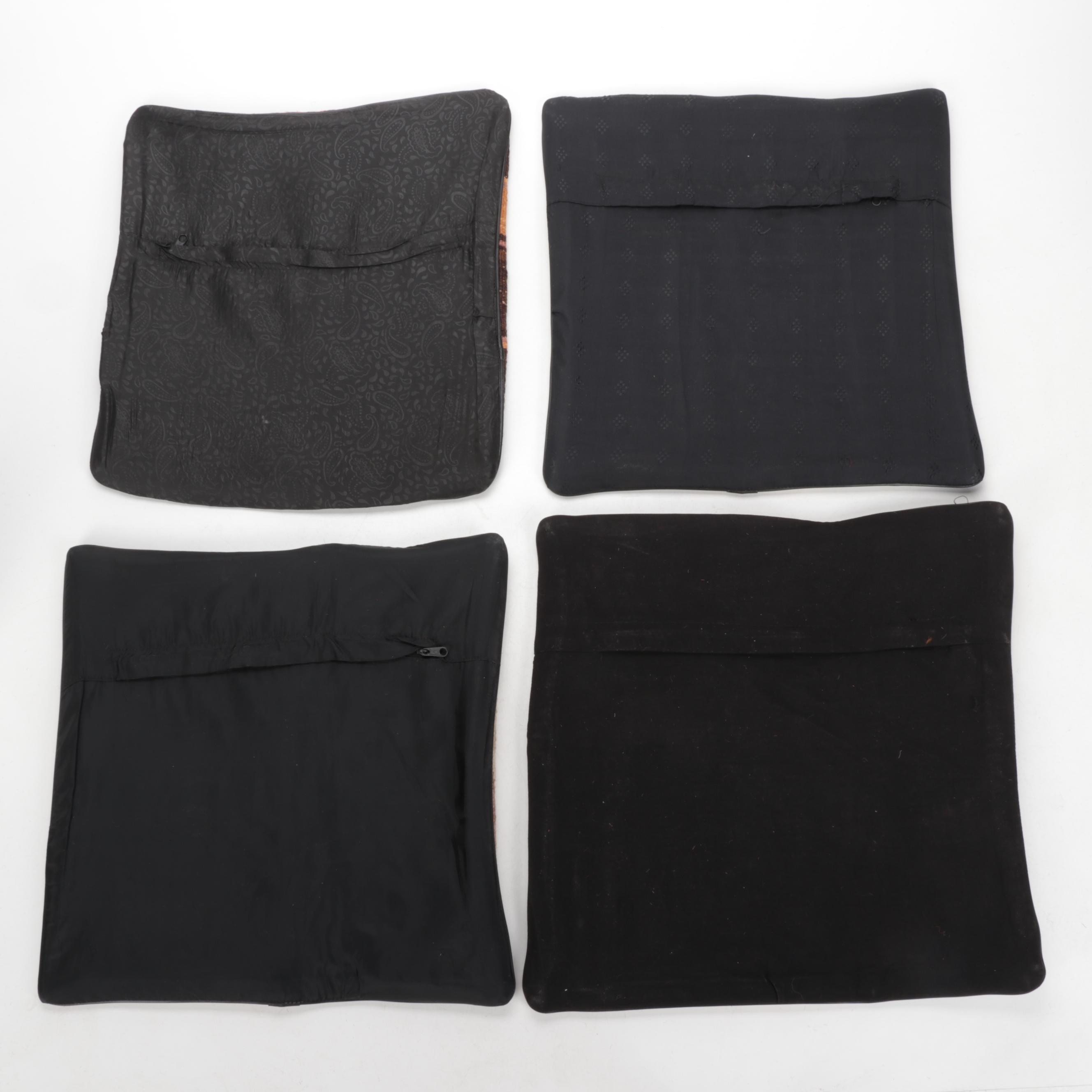 Handwoven Kilim Face Accent Pillow Covers