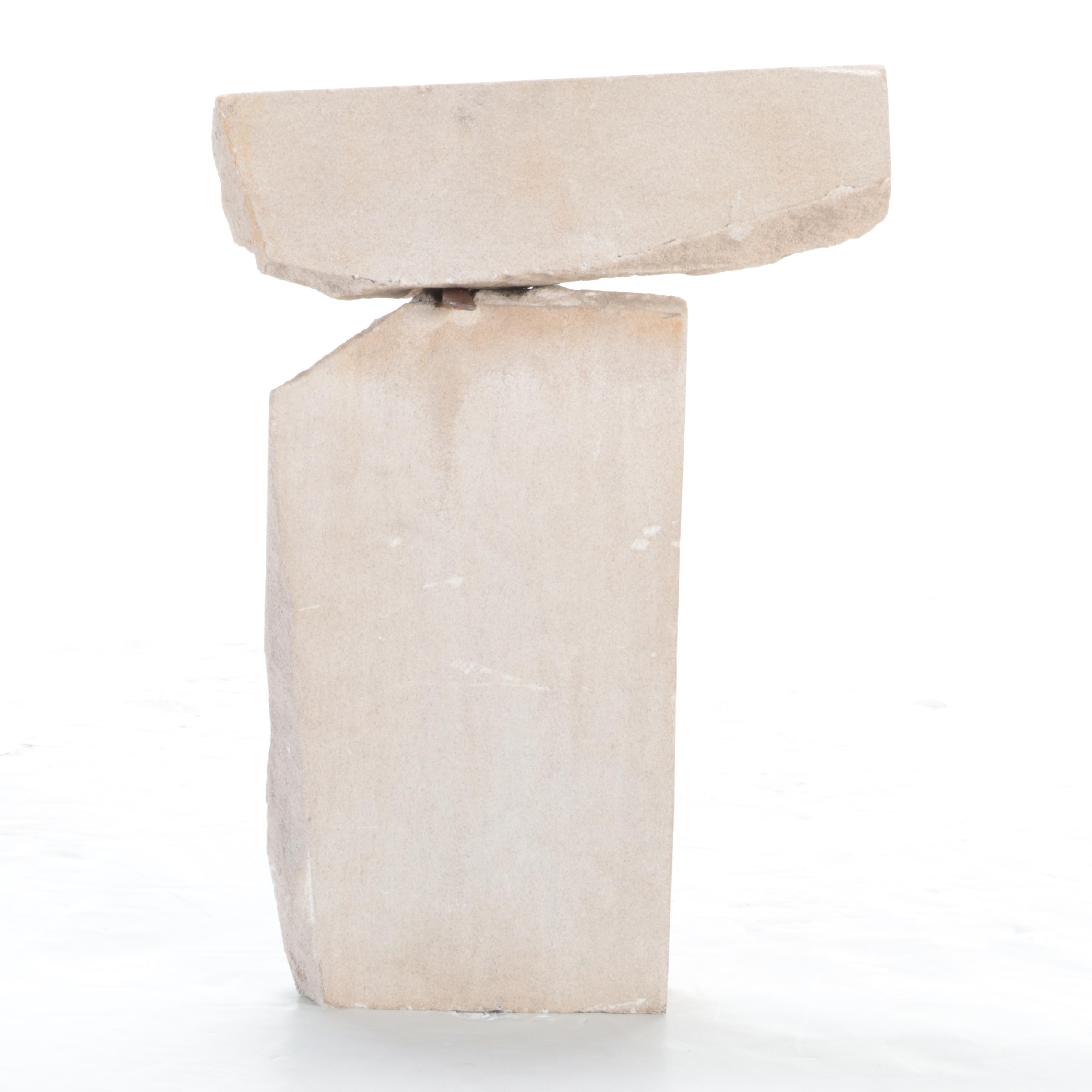 Carl Reed Stone and Steel Sculpture, 2001