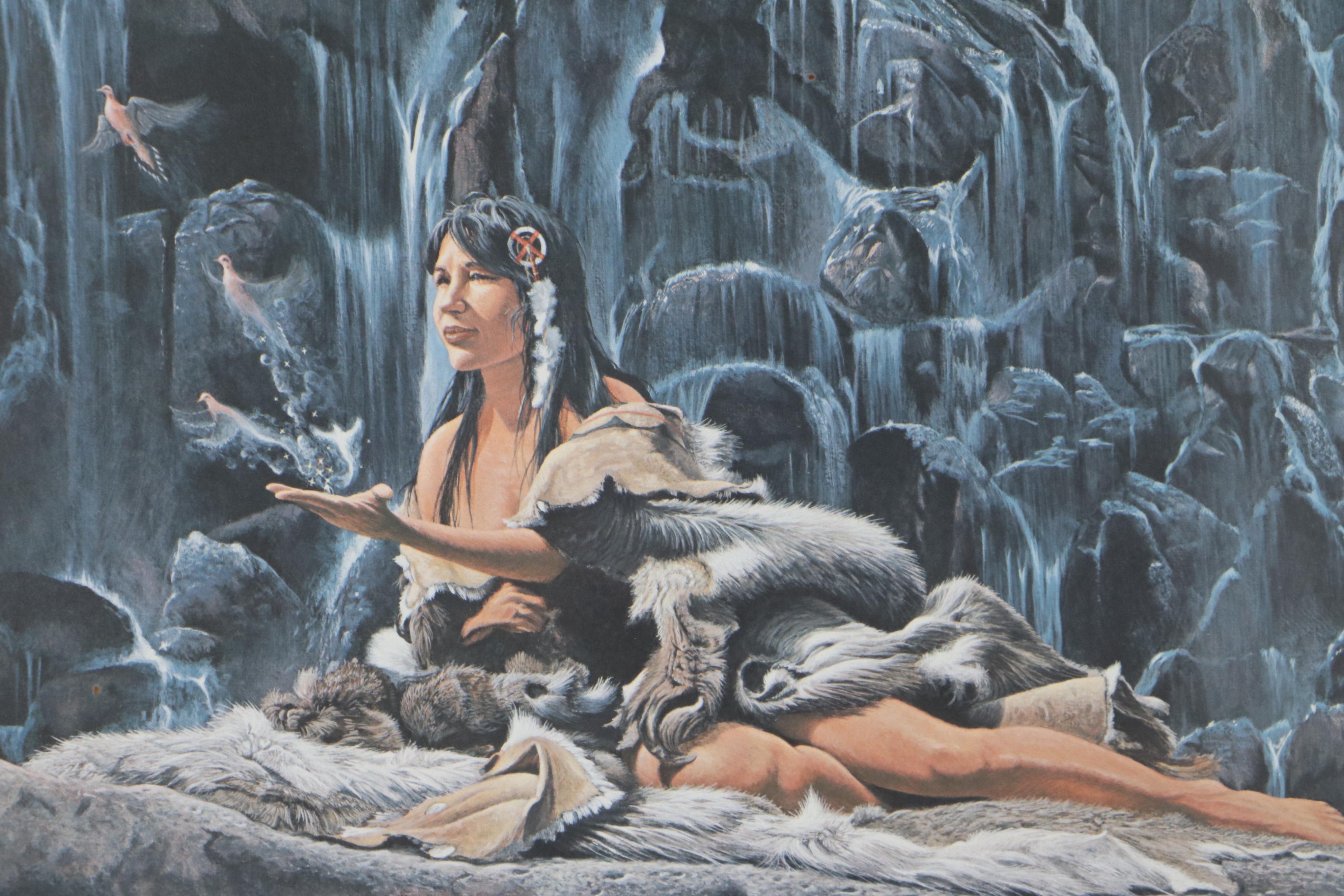 Richard Luce Offset Lithograph "Dream Maker"