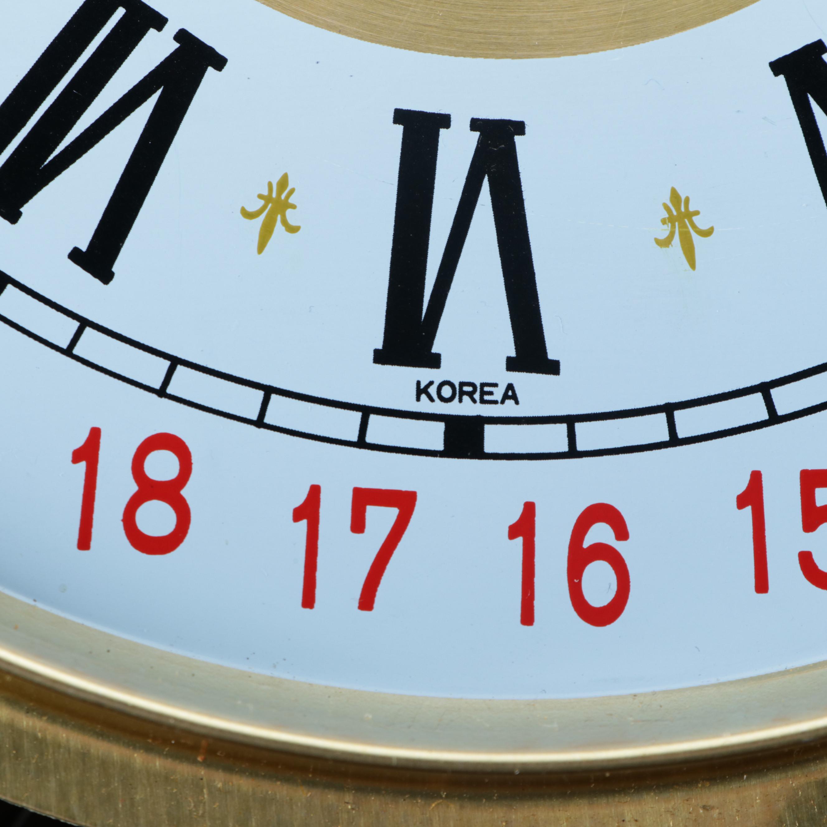 Centurion 35-Day Calendar Wall Clock, Mid to Late 20th Century