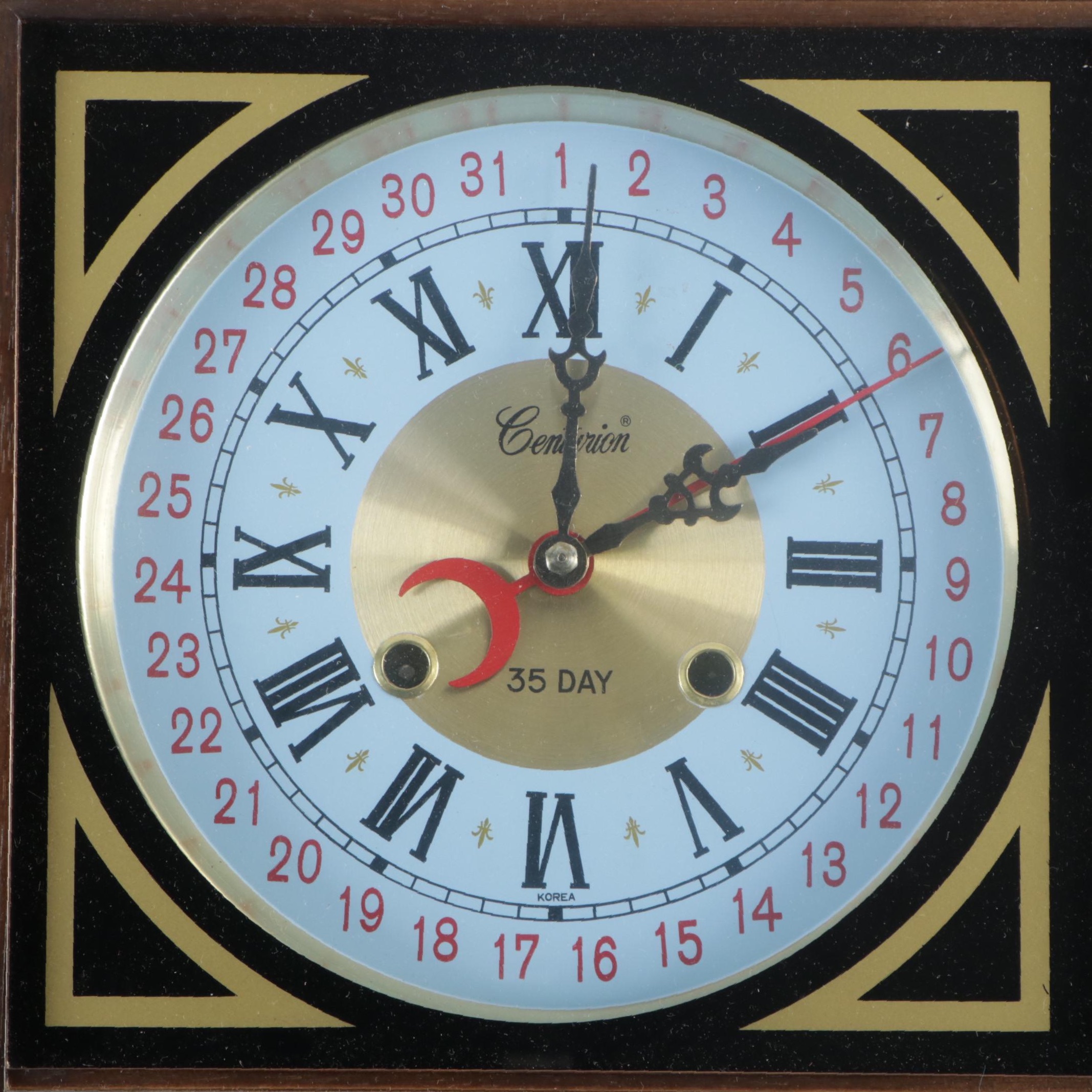 Centurion 35-Day Calendar Wall Clock, Mid to Late 20th Century