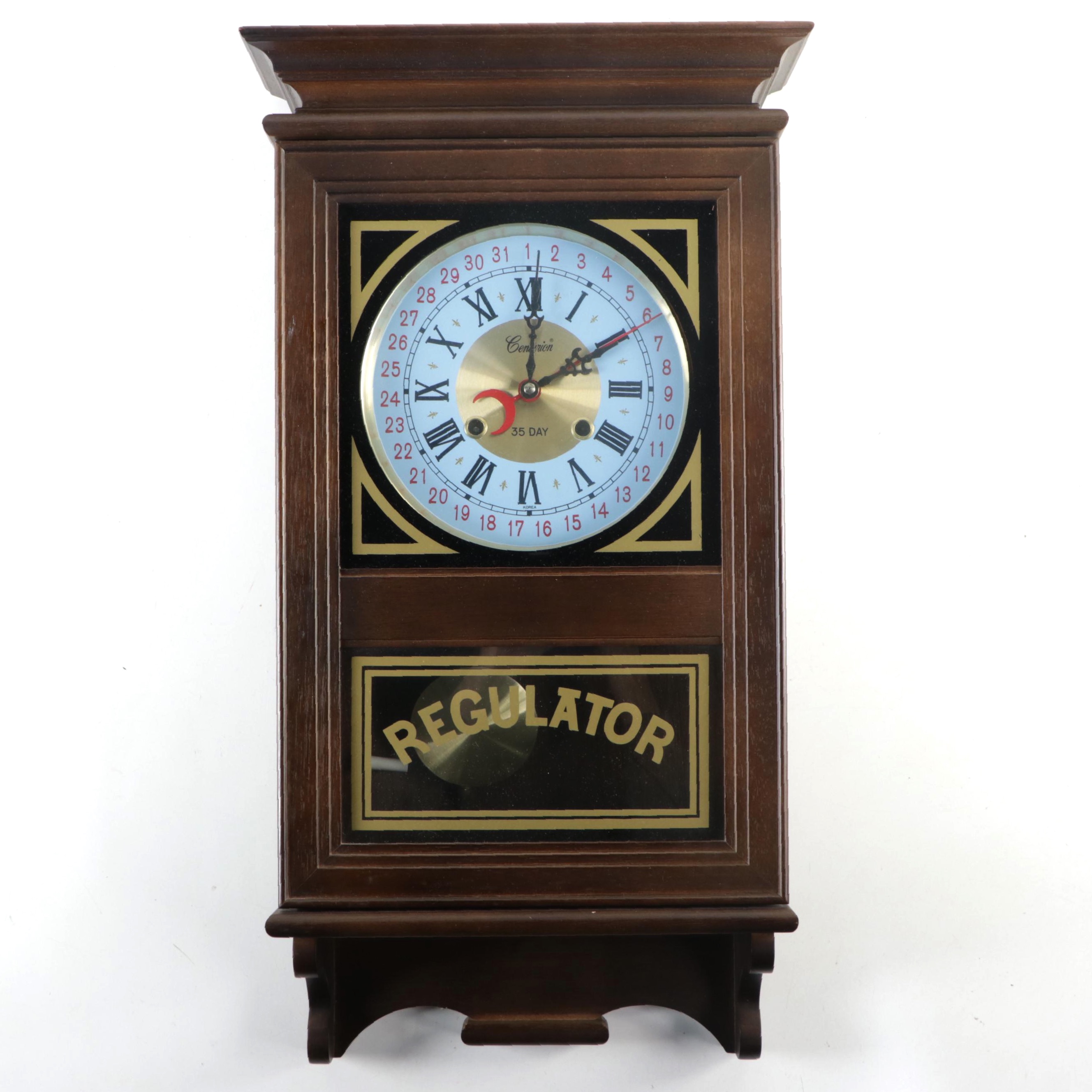 Centurion 35-Day Calendar Wall Clock, Mid to Late 20th Century