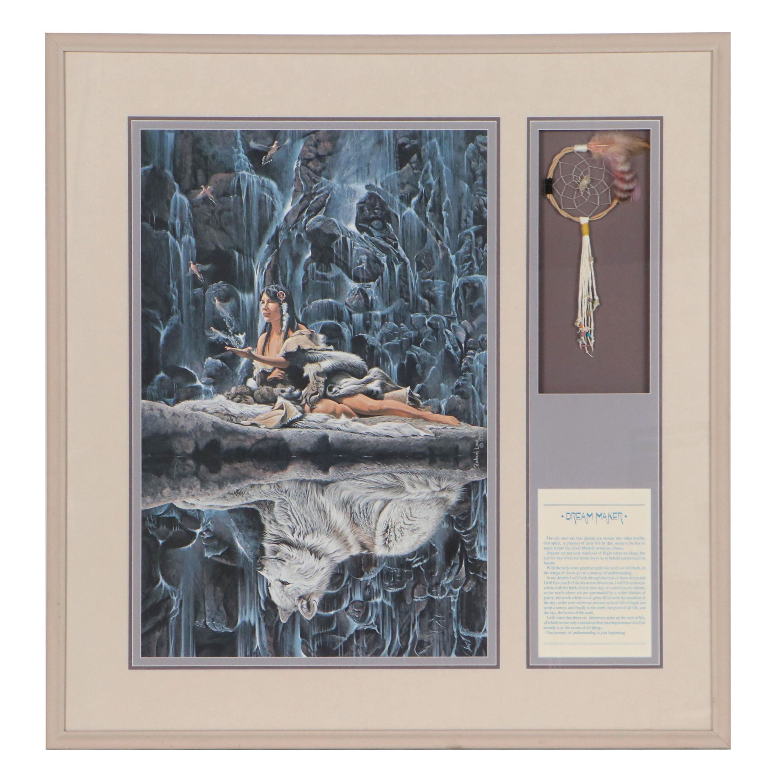 Richard Luce Offset Lithograph "Dream Maker"