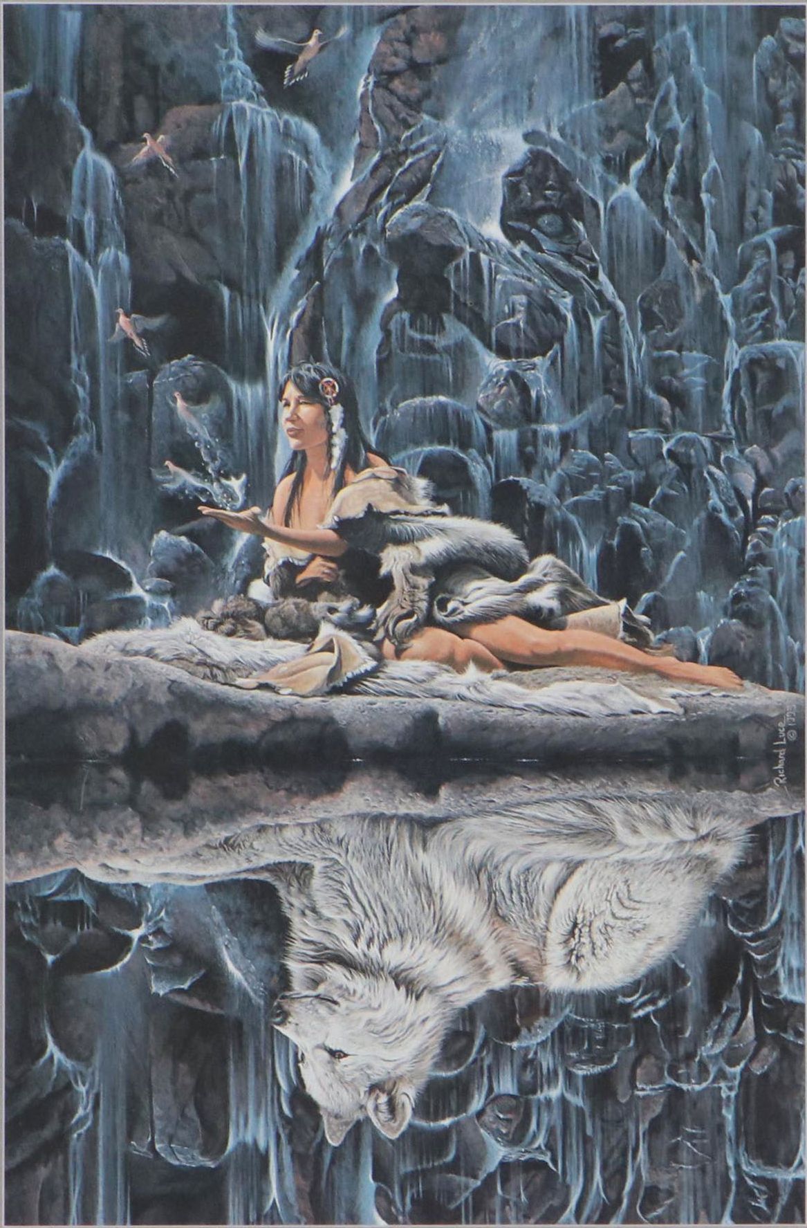 Richard Luce Offset Lithograph "Dream Maker"