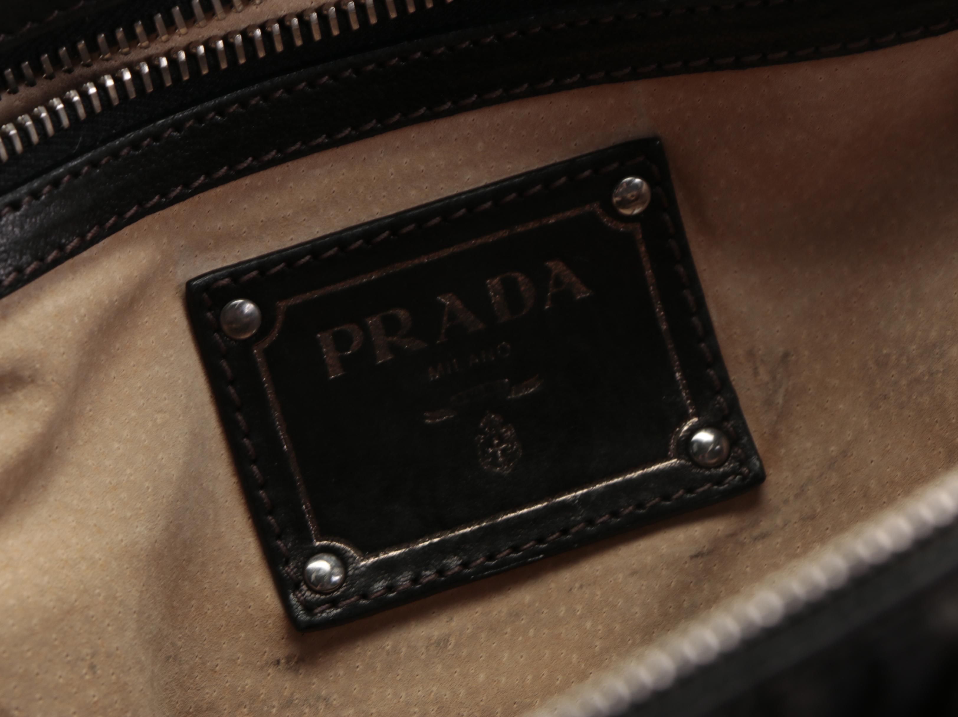 Prada Shoulder Hobo Bag in Gathered Camouflage Tessuto Nylon and Leather Trim