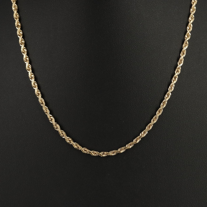 14K Rope Chain