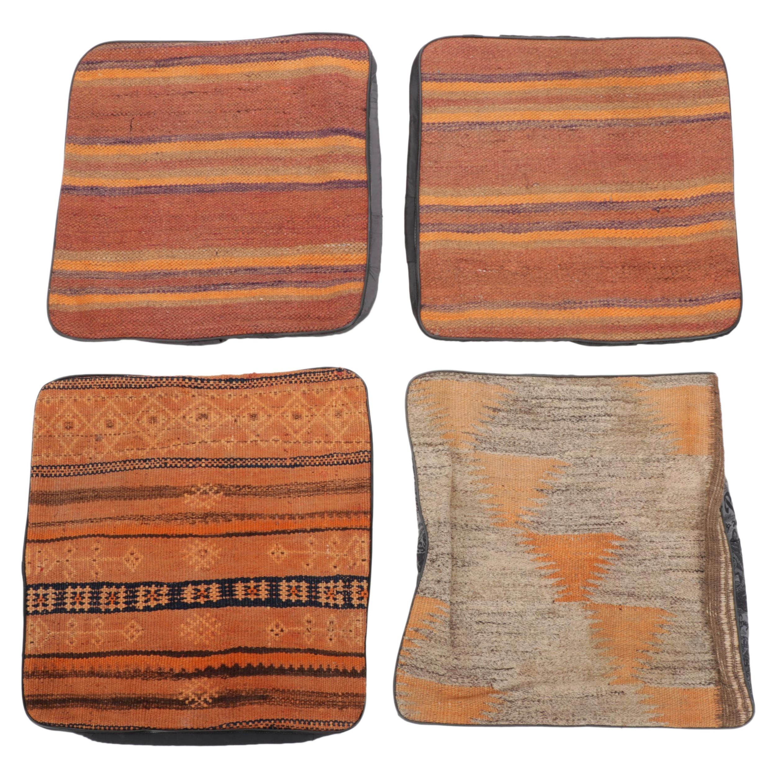 Handwoven Kilim Face Throw Pillow Covers