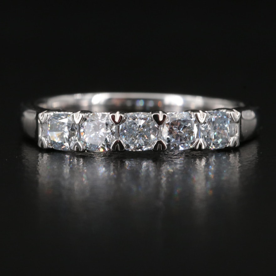 14K 0.83 CTW Lab Grown Diamond Band