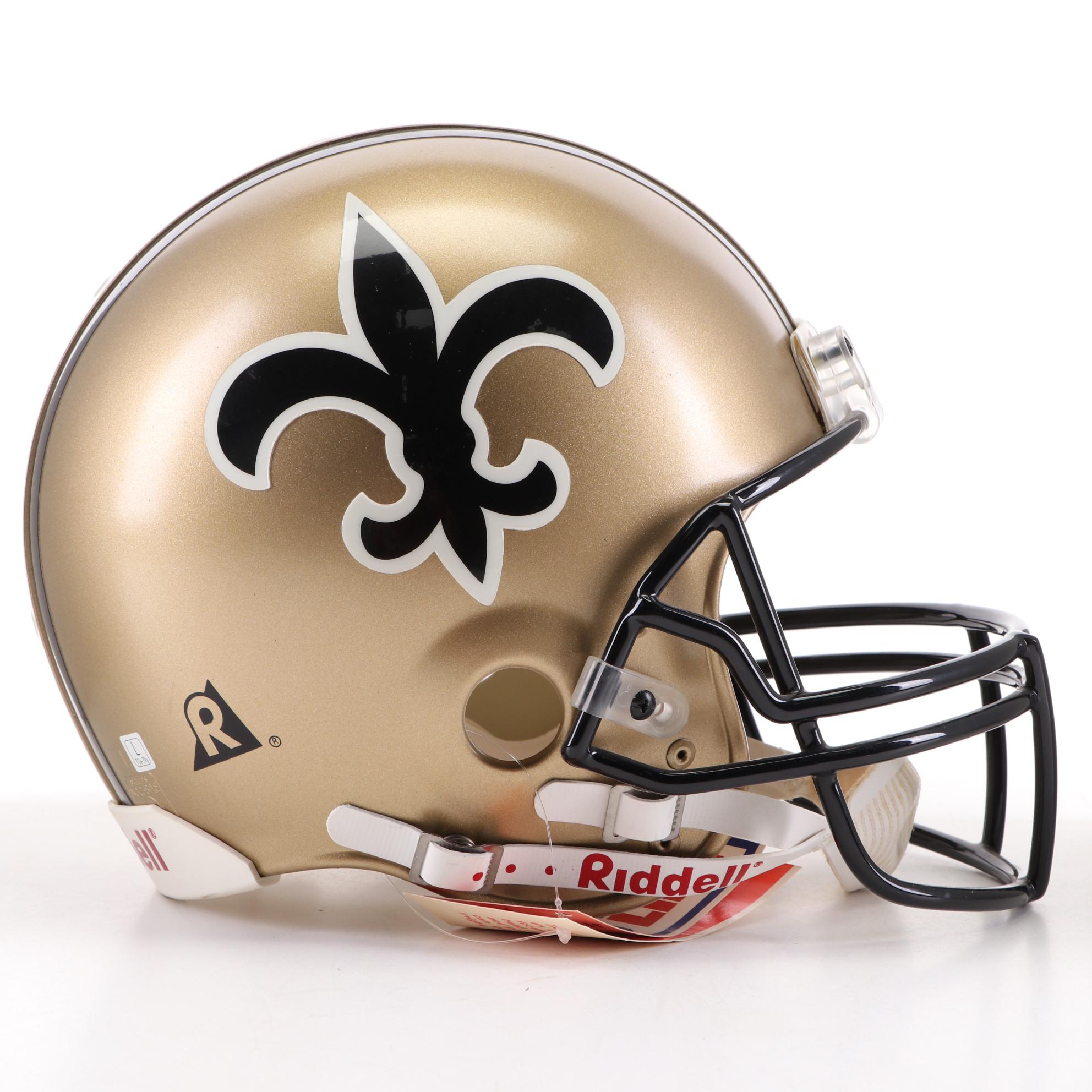 New Orleans Saints Riddell Authentic Pro Line NFL Football Helmet, 1995